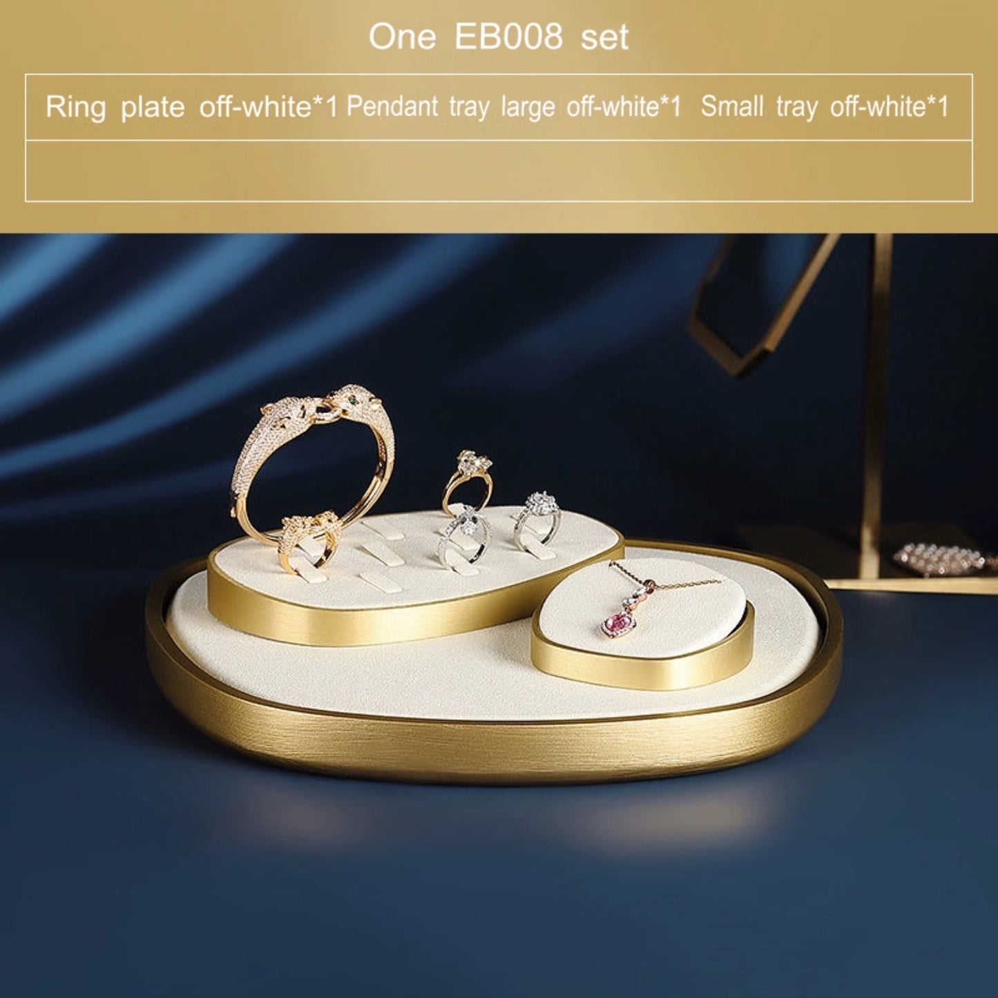 Jewellery display, light luxury window decoration tray set jewelry props