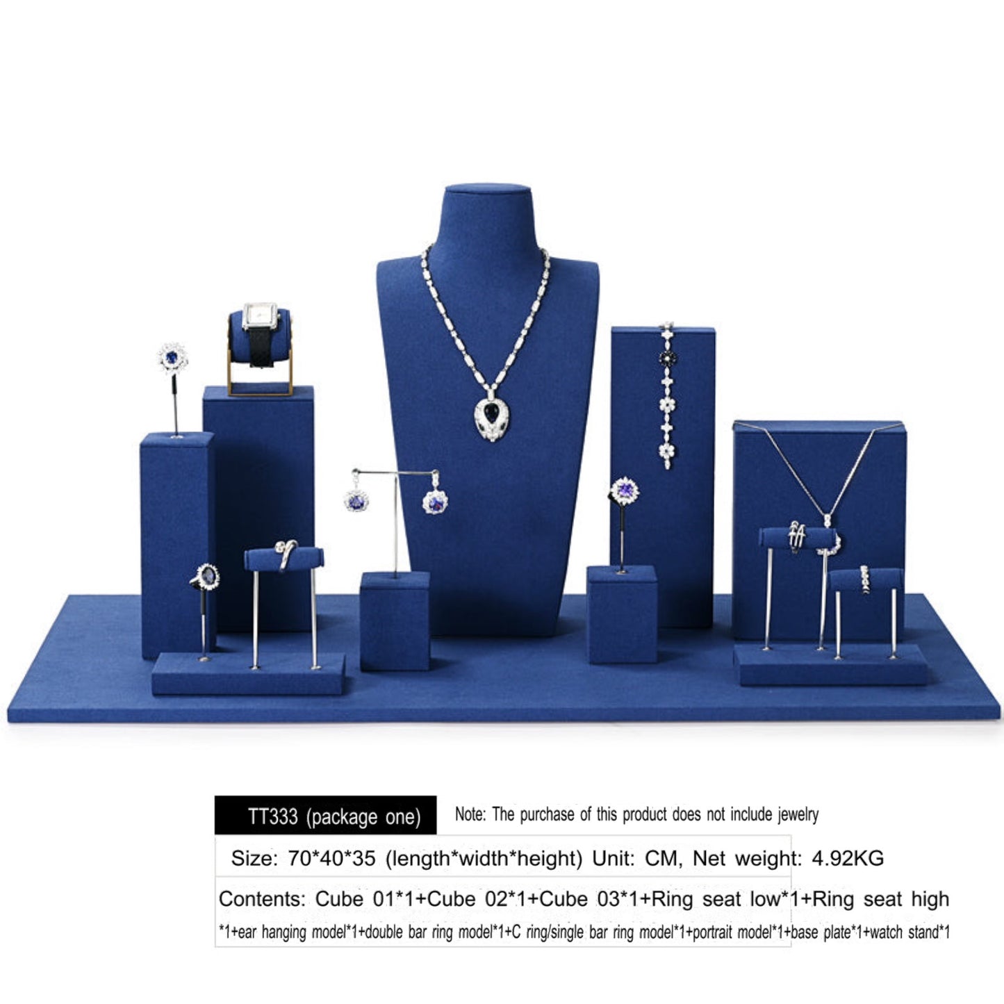 High-end jewellery display props, rings, necklaces, earrings, counters, exhibition displays, jewelry display racks