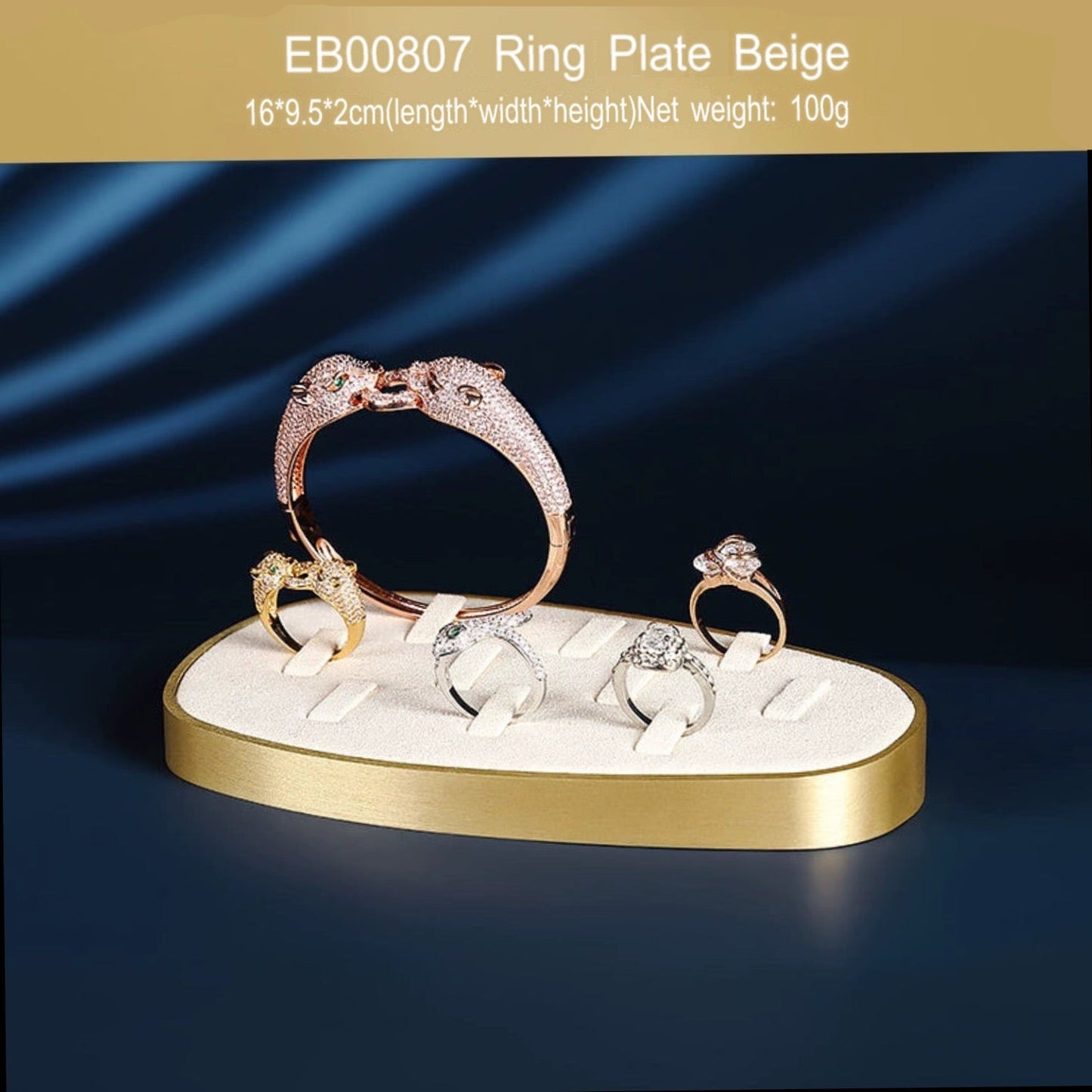 Jewellery display, light luxury window decoration tray set jewelry props