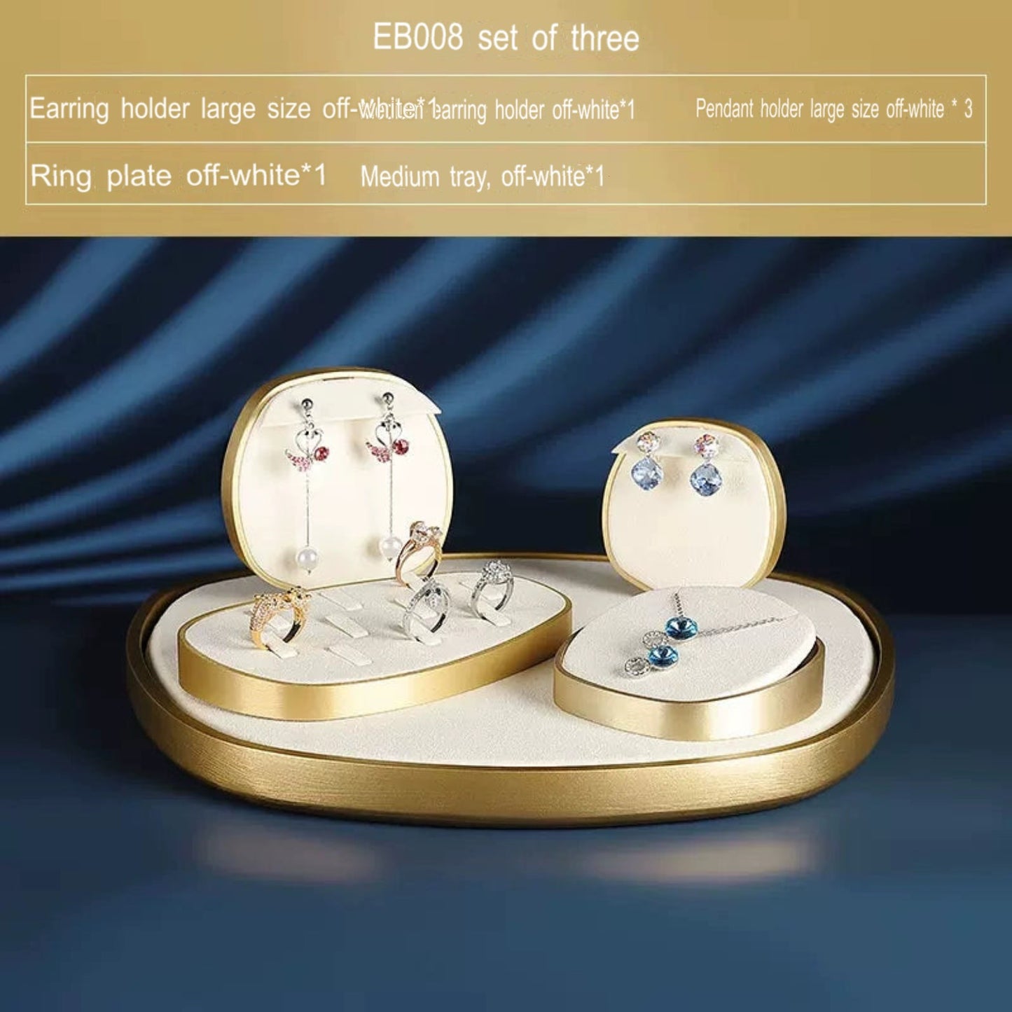 Jewellery display, light luxury window decoration tray set jewelry props