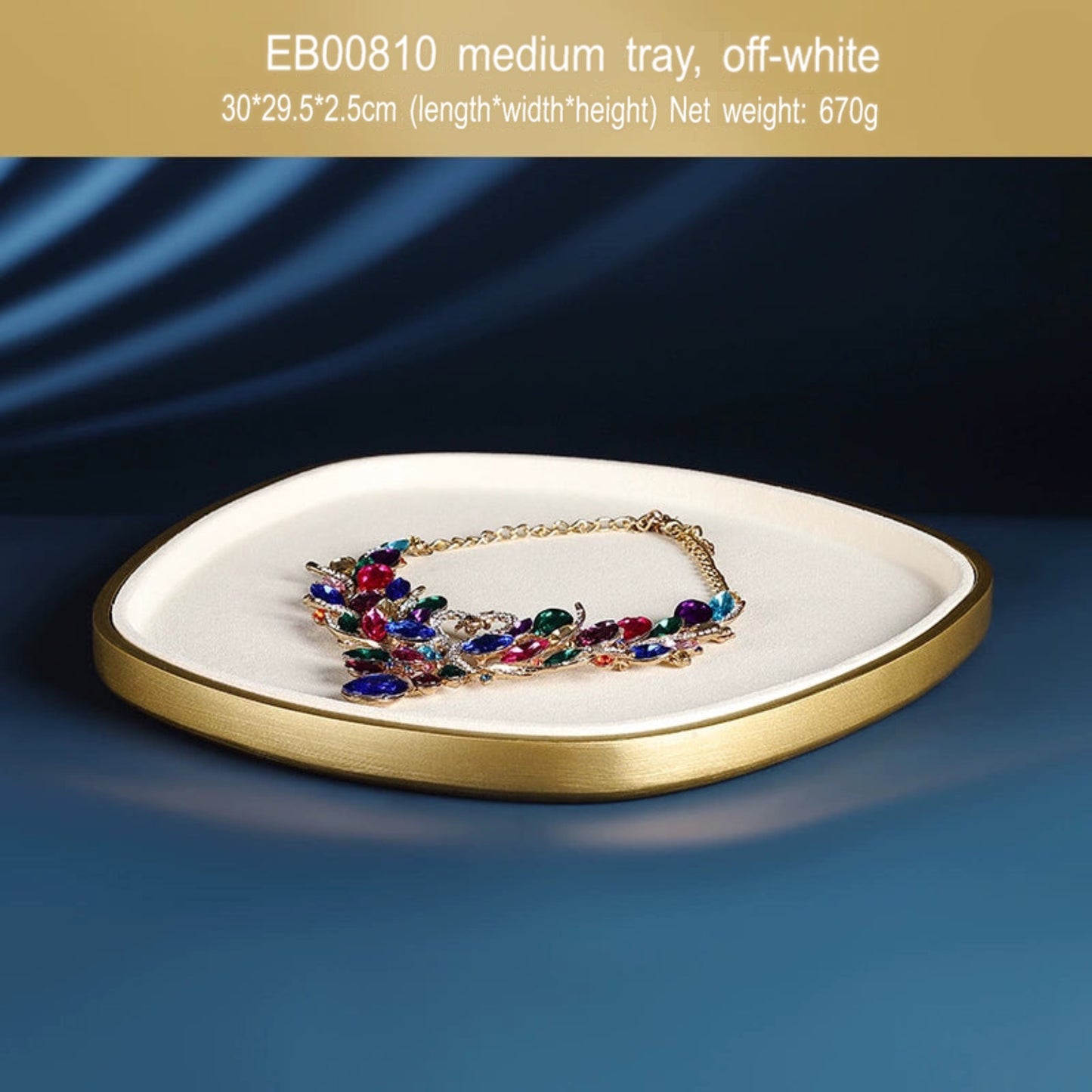 Jewellery display, light luxury window decoration tray set jewelry props