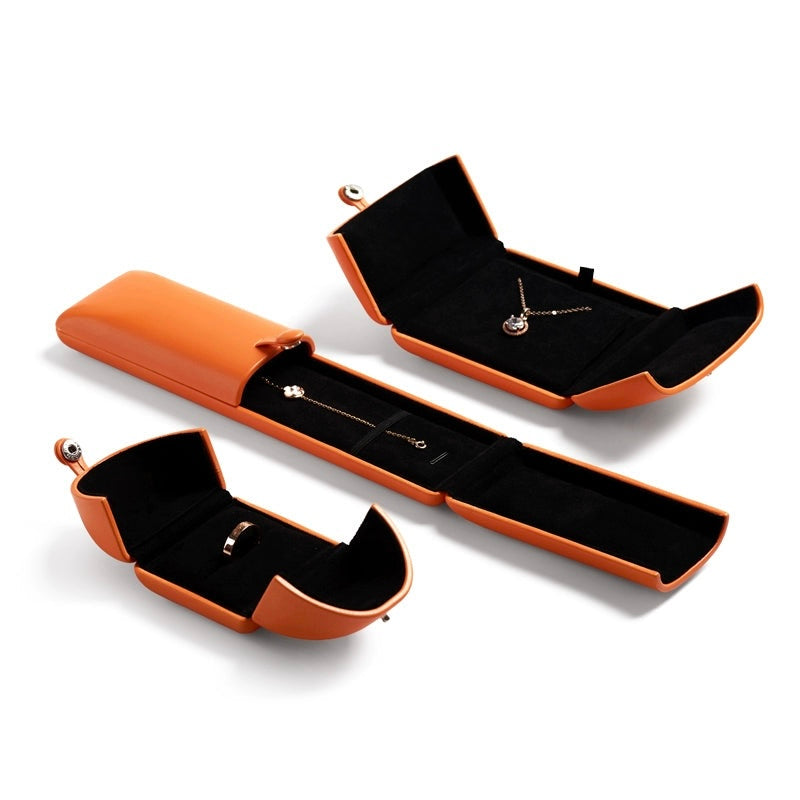 JEWELRY BOX, PU LEATHER, VELVET INTERIOR, RING BOX, EARRINGS, NECKLACES, BRACELETS, STORAGE BOX, JEWELRY GIFT BOX