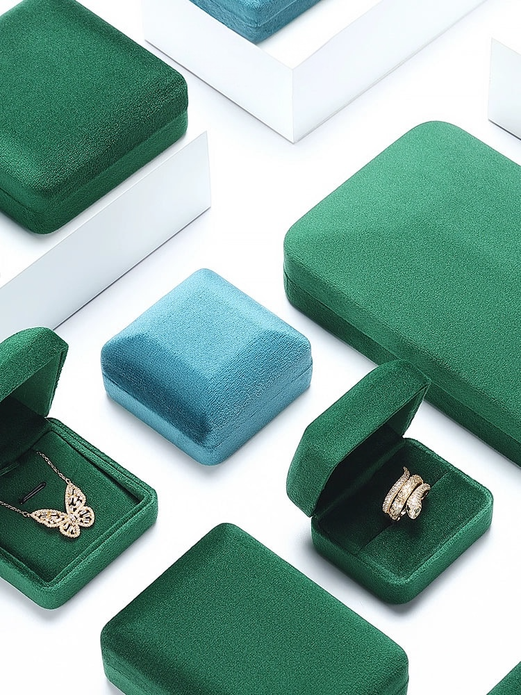 Luxury Ring Box, Marriage Proposal Pair, Diamond Ring Box, Valentine's Day Gift Box, Necklace Box, Bracelet Bracelet Box, Flannel