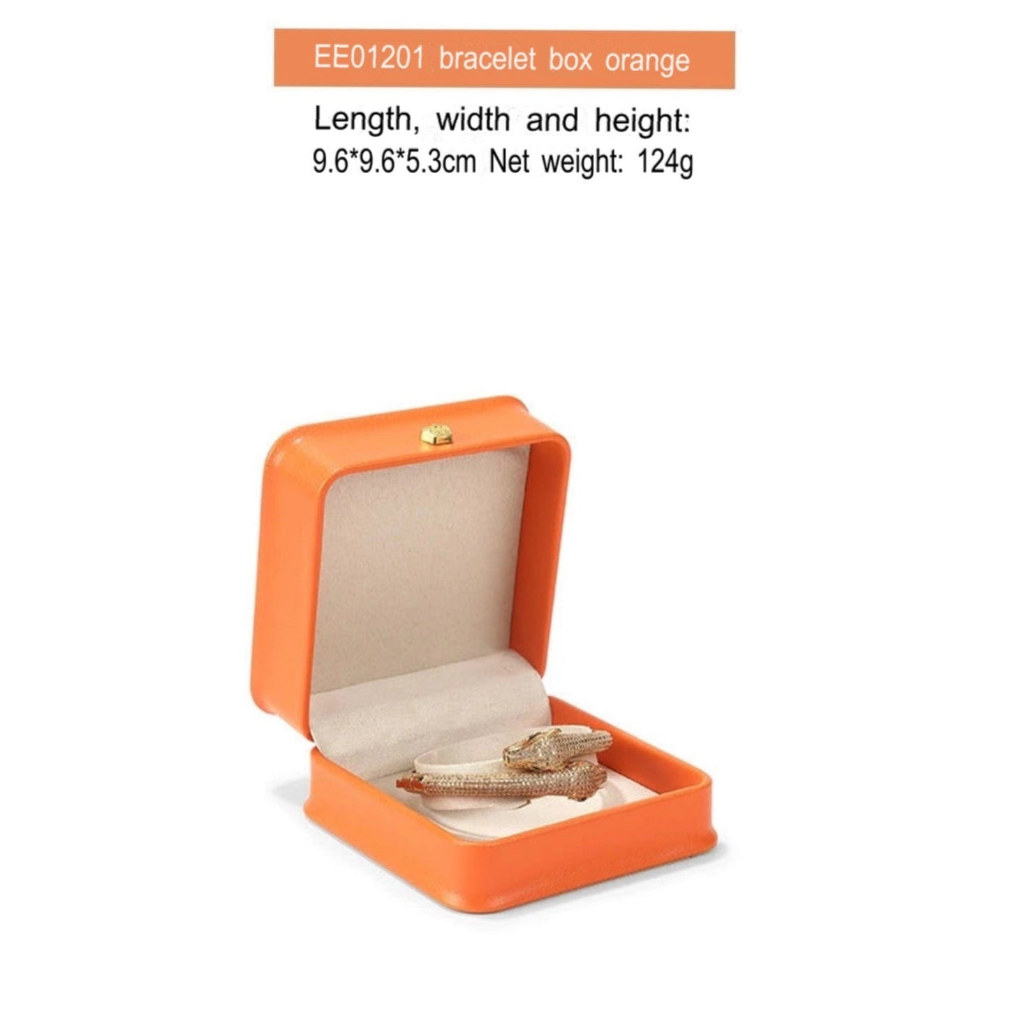 Jewelry Box, Metal Crown, PU Leather, Ring Box, Necklace, Bracelet, Jewelry, Packaging, Gift Box