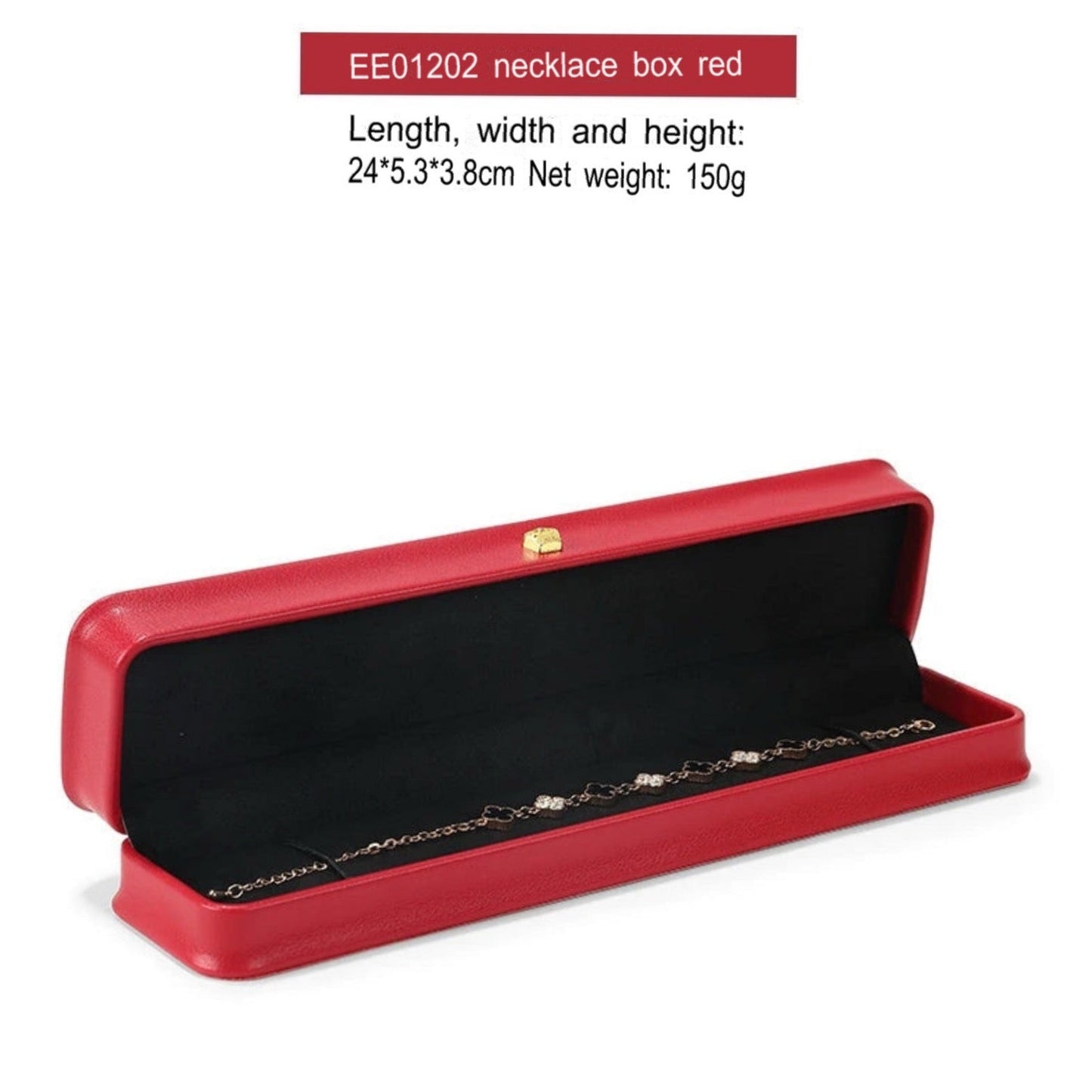 Jewelry Box, Metal Crown, PU Leather, Ring Box, Necklace, Bracelet, Jewelry, Packaging, Gift Box