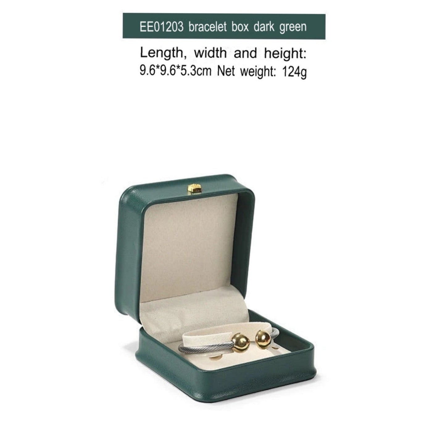 Jewelry Box, Metal Crown, PU Leather, Ring Box, Necklace, Bracelet, Jewelry, Packaging, Gift Box