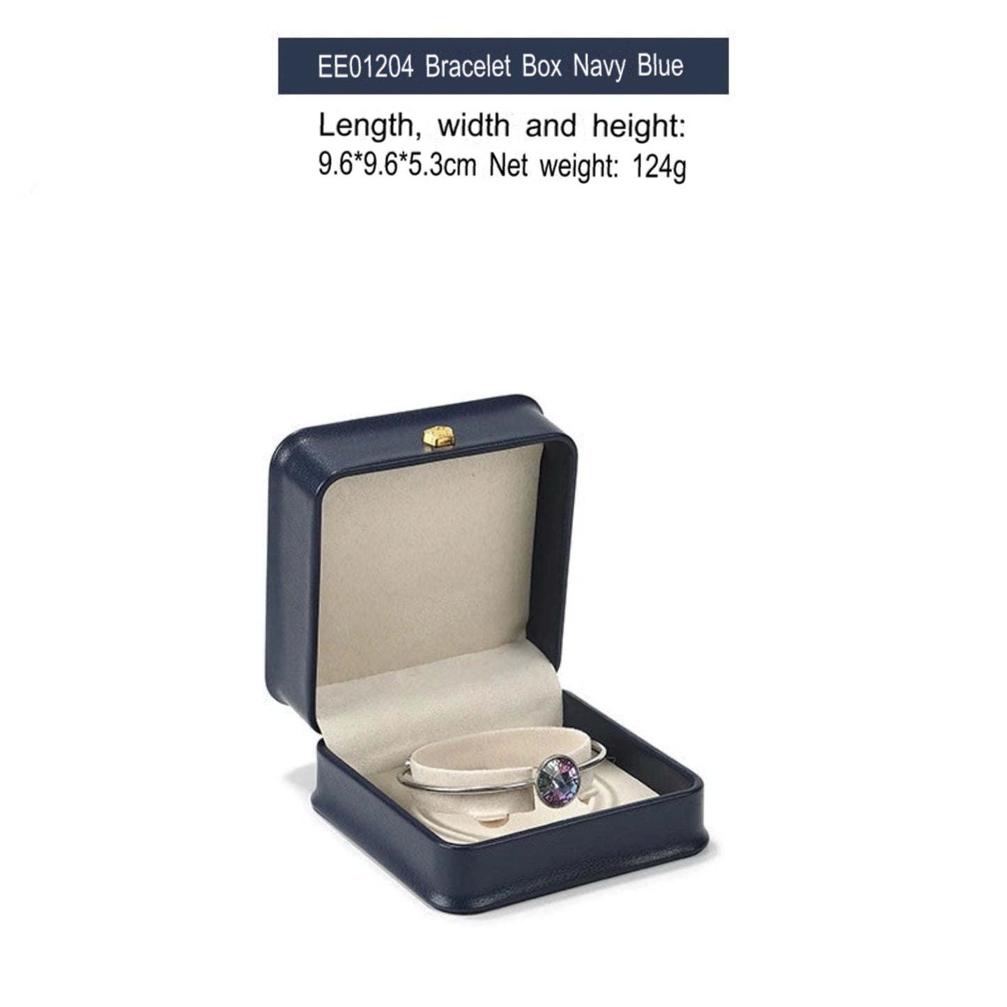 Jewelry Box, Metal Crown, PU Leather, Ring Box, Necklace, Bracelet, Jewelry, Packaging, Gift Box