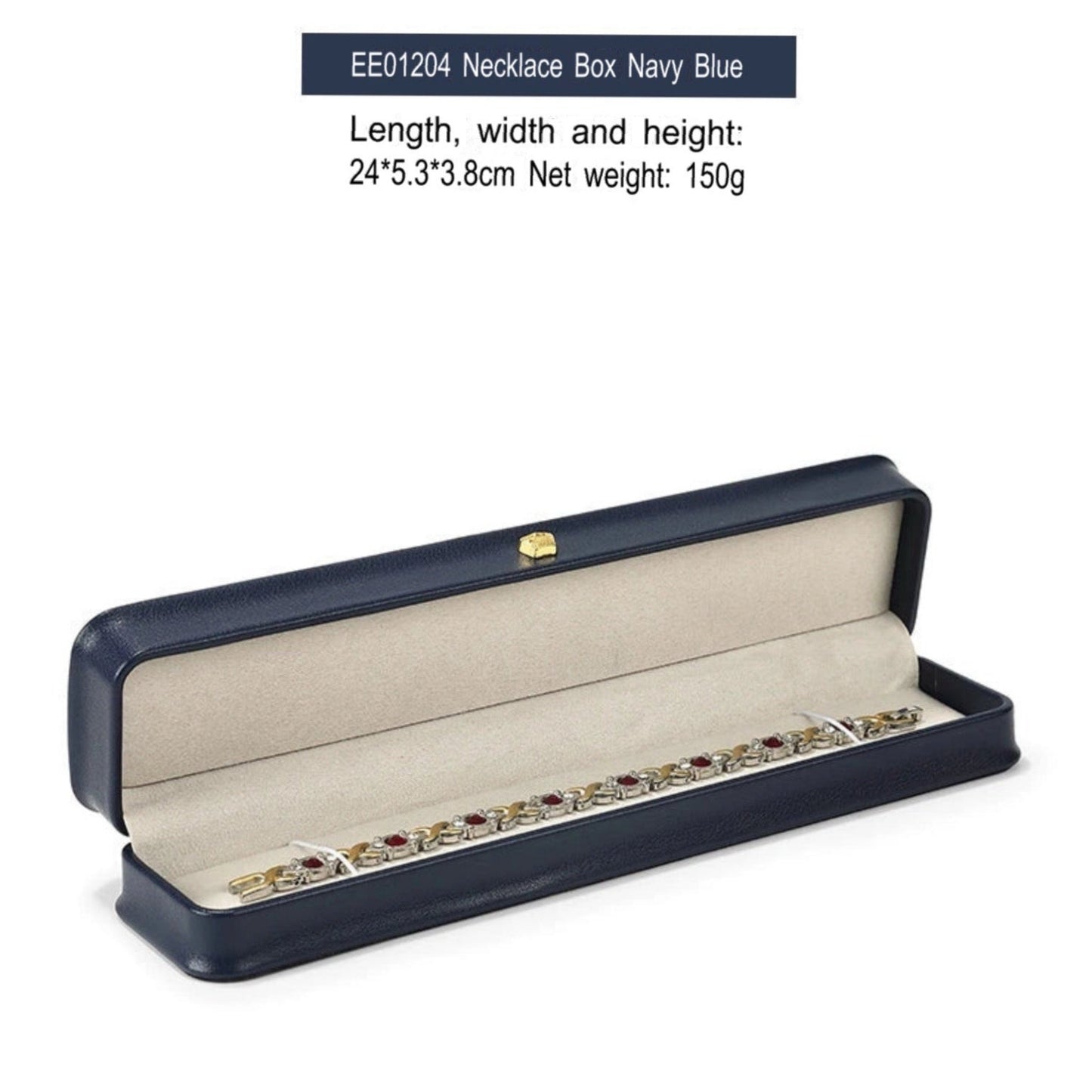 Jewelry Box, Metal Crown, PU Leather, Ring Box, Necklace, Bracelet, Jewelry, Packaging, Gift Box