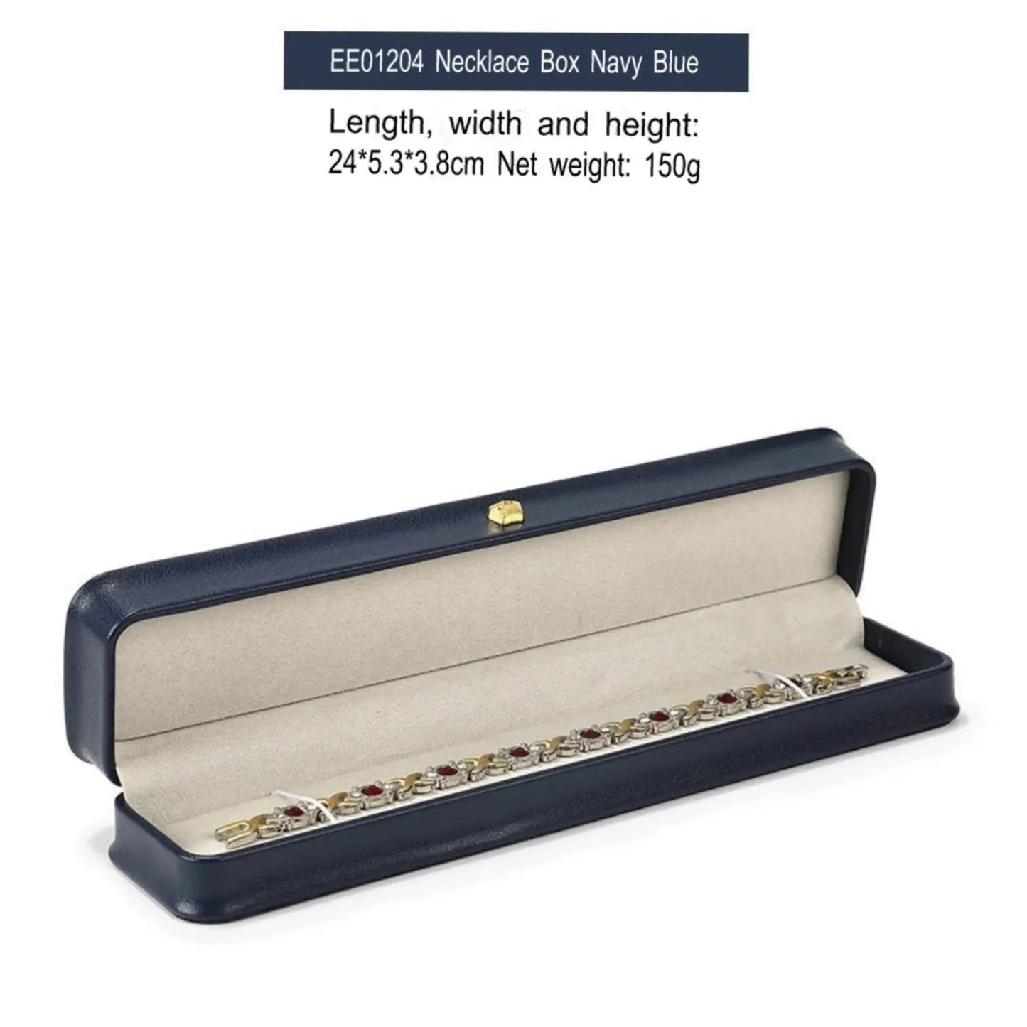 Jewelry Box, Metal Crown, PU Leather, Ring Box, Necklace, Bracelet, Jewelry, Packaging, Gift Box Jim Display