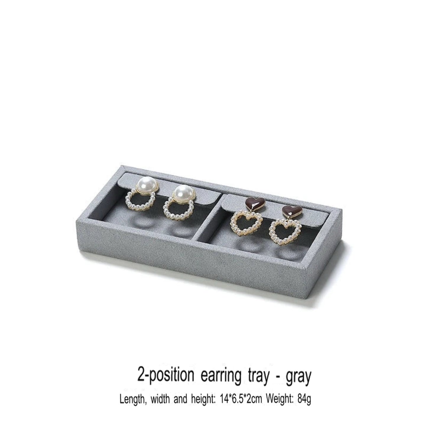 Jewelry display plate, lacquer jewelry placement plate, bracelet, ring, earring, plate, gray necklace storage plate, jewelry tray