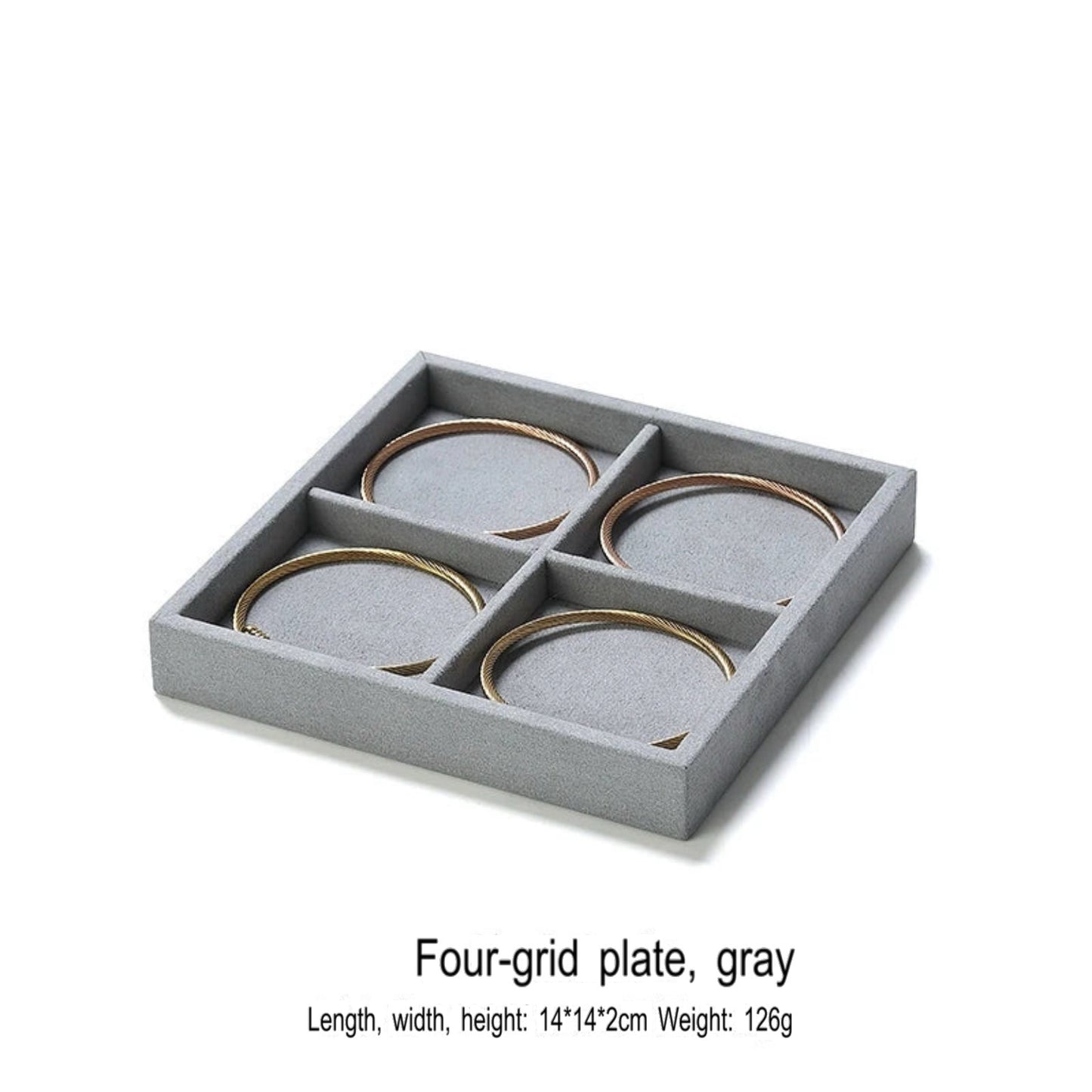 Jewelry display plate, lacquer jewelry placement plate, bracelet, ring, earring, plate, gray necklace storage plate, jewelry tray