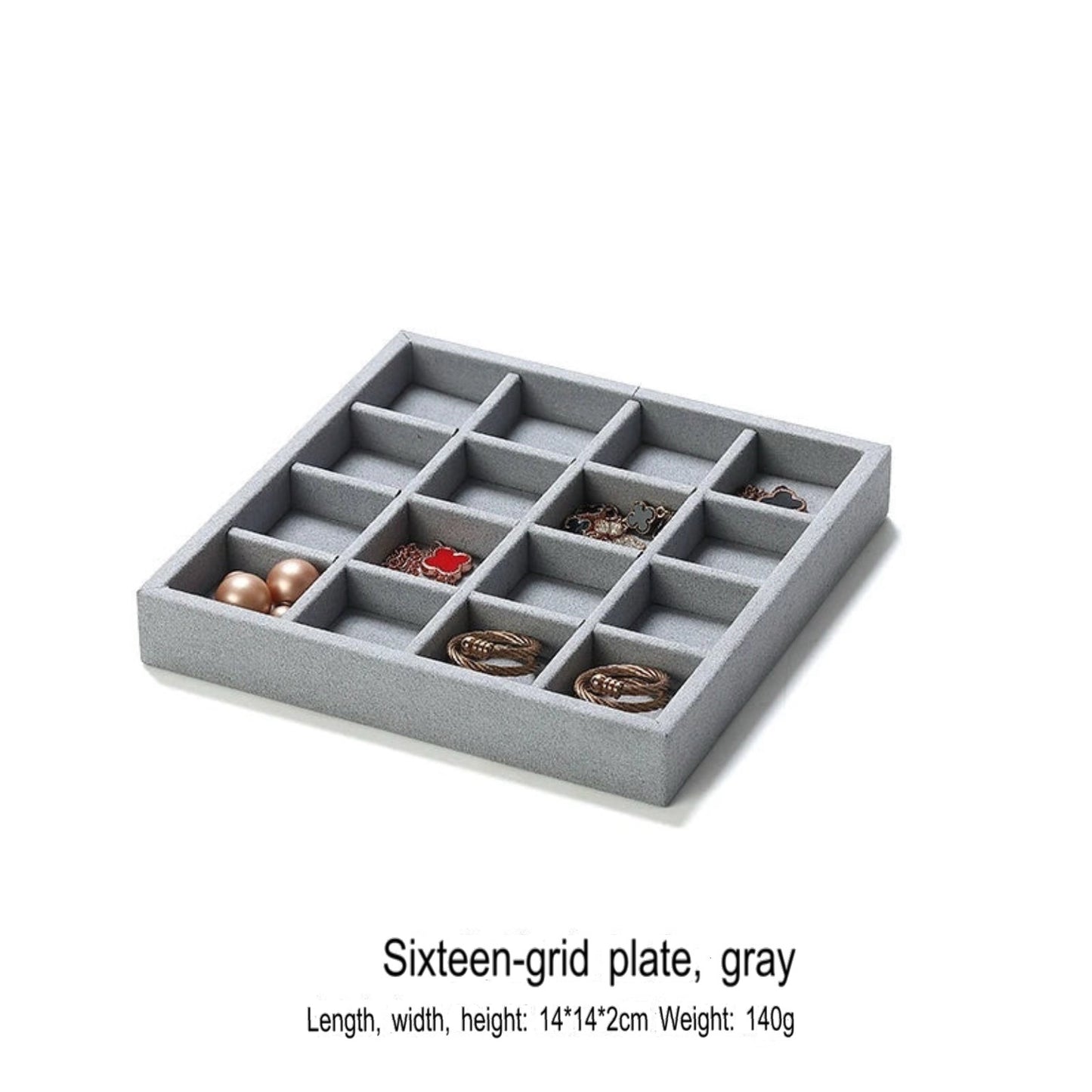 Jewelry display plate, lacquer jewelry placement plate, bracelet, ring, earring, plate, gray necklace storage plate, jewelry tray