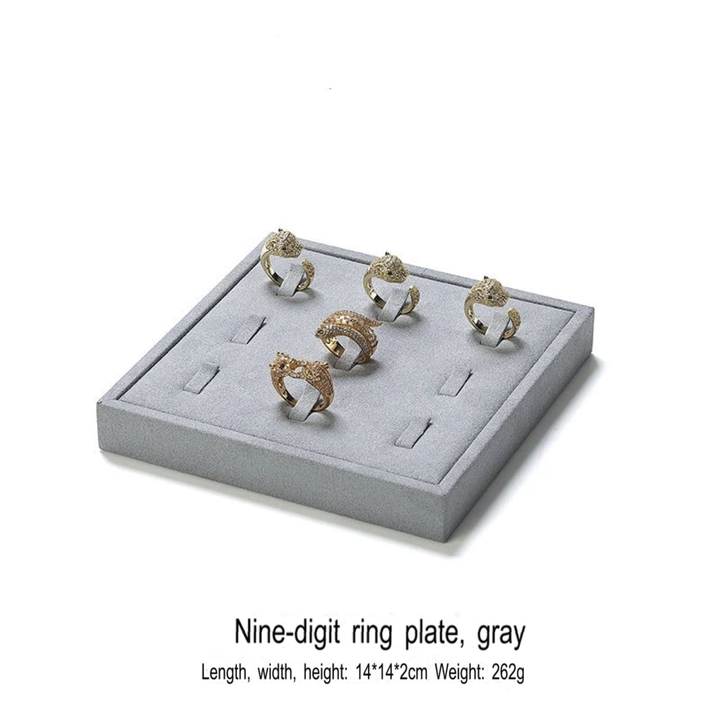 Jewelry display plate, lacquer jewelry placement plate, bracelet, ring, earring, plate, gray necklace storage plate, jewelry tray