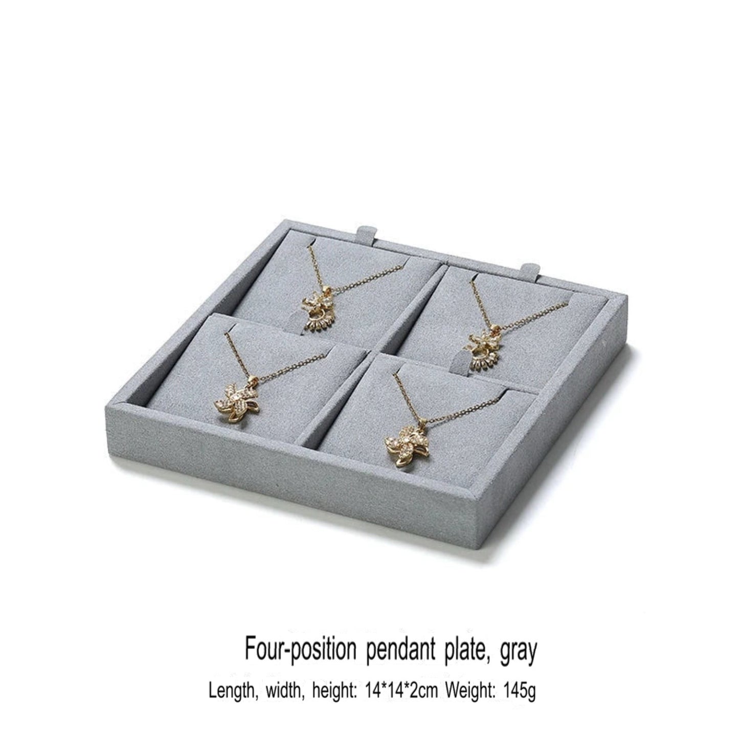 Jewelry display plate, lacquer jewelry placement plate, bracelet, ring, earring, plate, gray necklace storage plate, jewelry tray