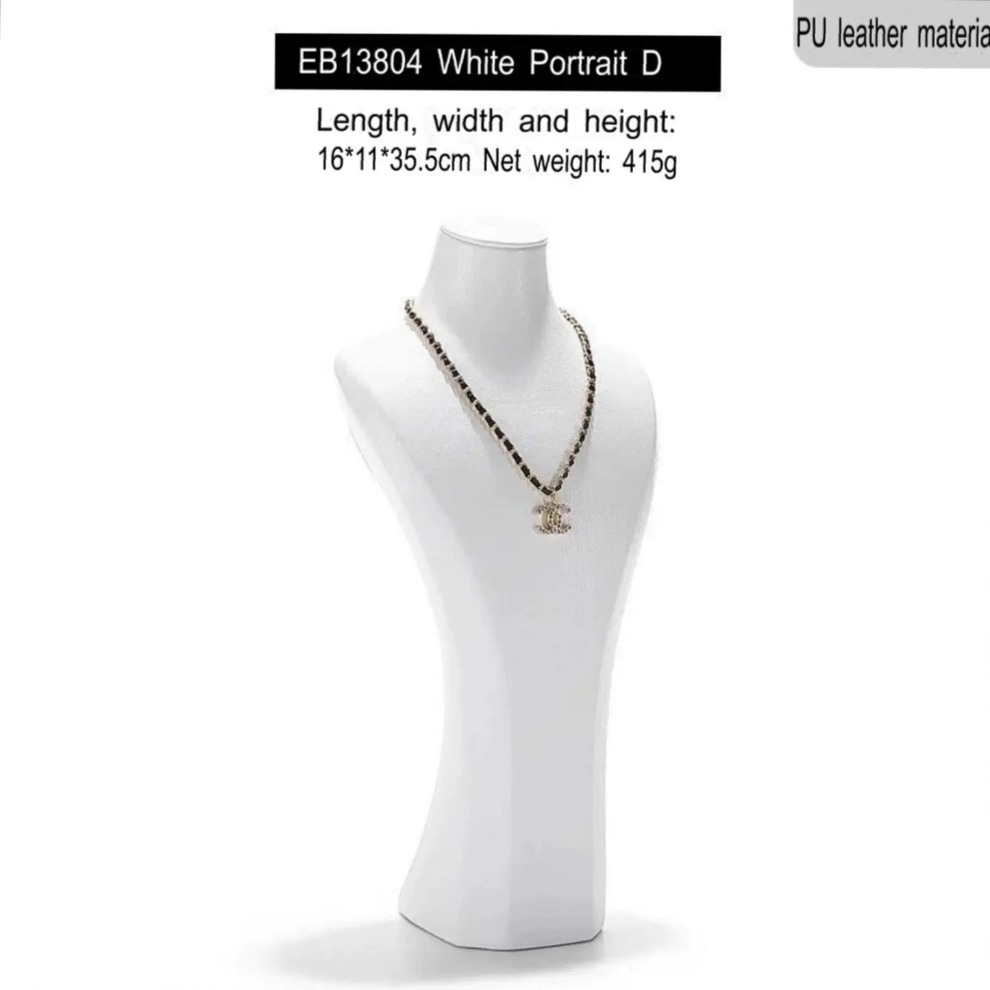 Jewelry display rack, portrait necklace jewelry stand, jewelry display props, window display window, neck mold frame, necklace display stand Jim Display