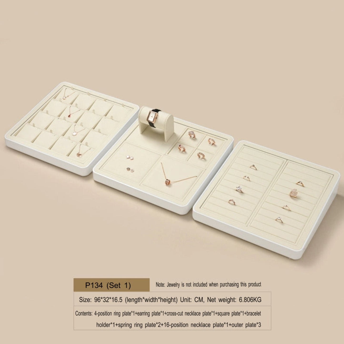 High Jewelry Display Props Necklace Ring Earrings Jewelry Tray Counter Jewelry Display Stand