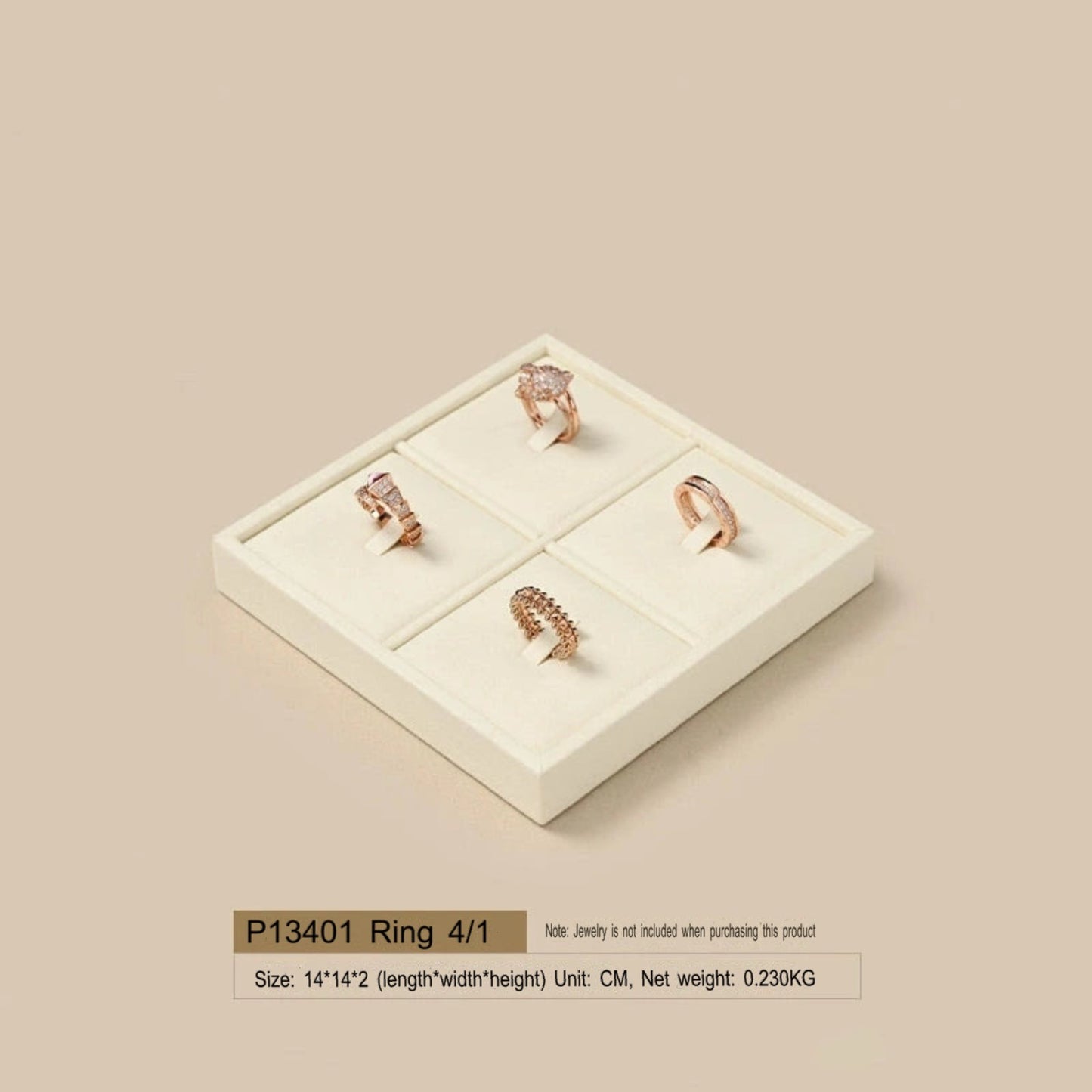 High Jewelry Display Props Necklace Ring Earrings Jewelry Tray Counter Jewelry Display Stand
