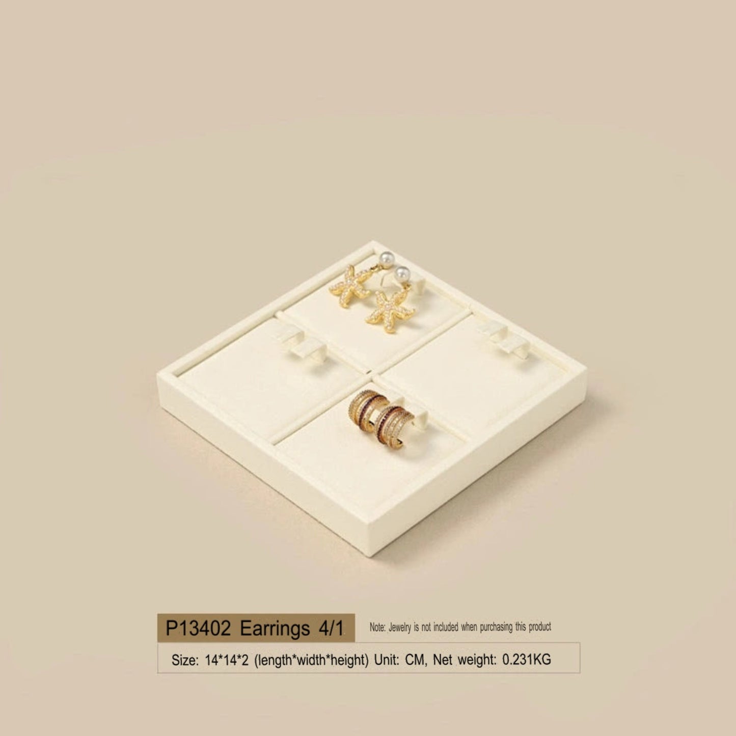 High Jewelry Display Props Necklace Ring Earrings Jewelry Tray Counter Jewelry Display Stand