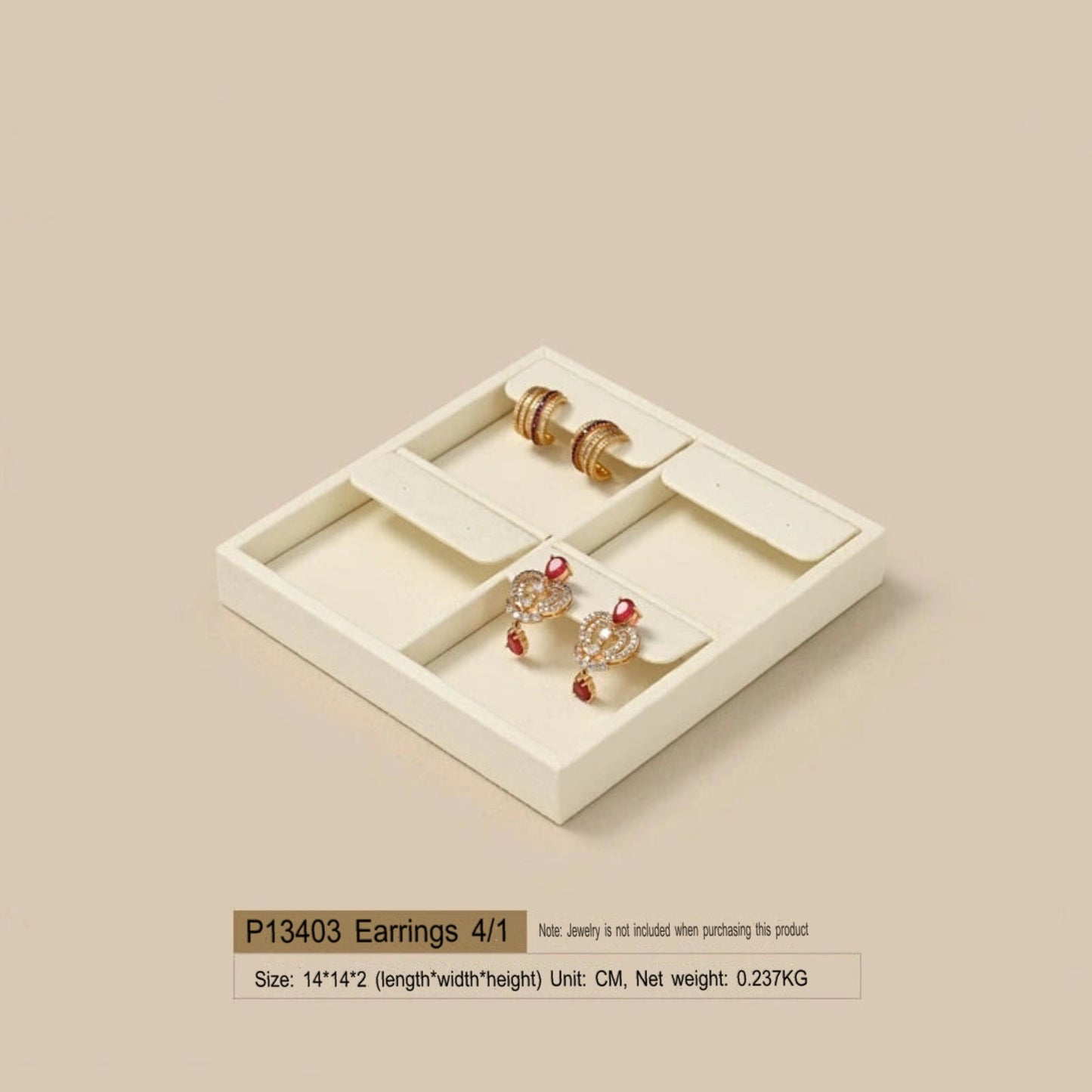 High Jewelry Display Props Necklace Ring Earrings Jewelry Tray Counter Jewelry Display Stand