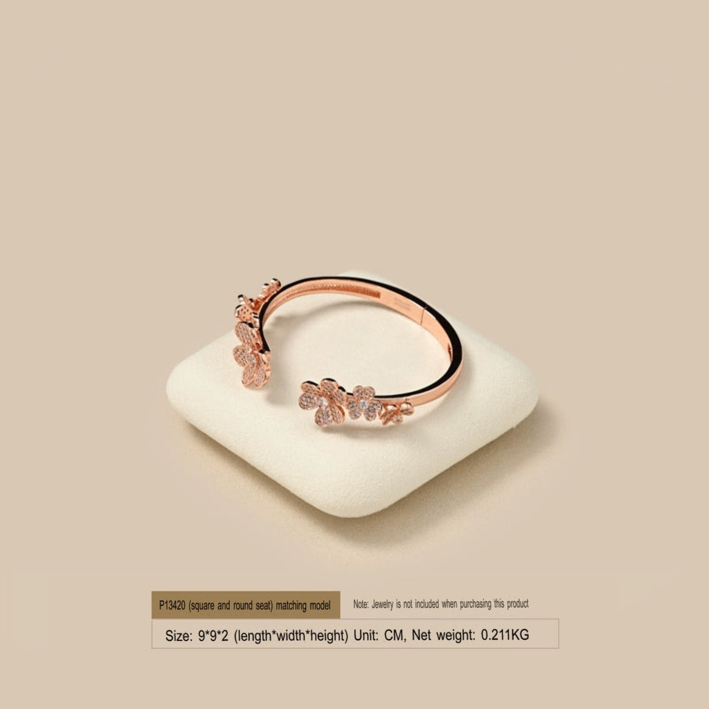 High Jewelry Display Props Necklace Ring Earrings Jewelry Tray Counter Jewelry Display Stand