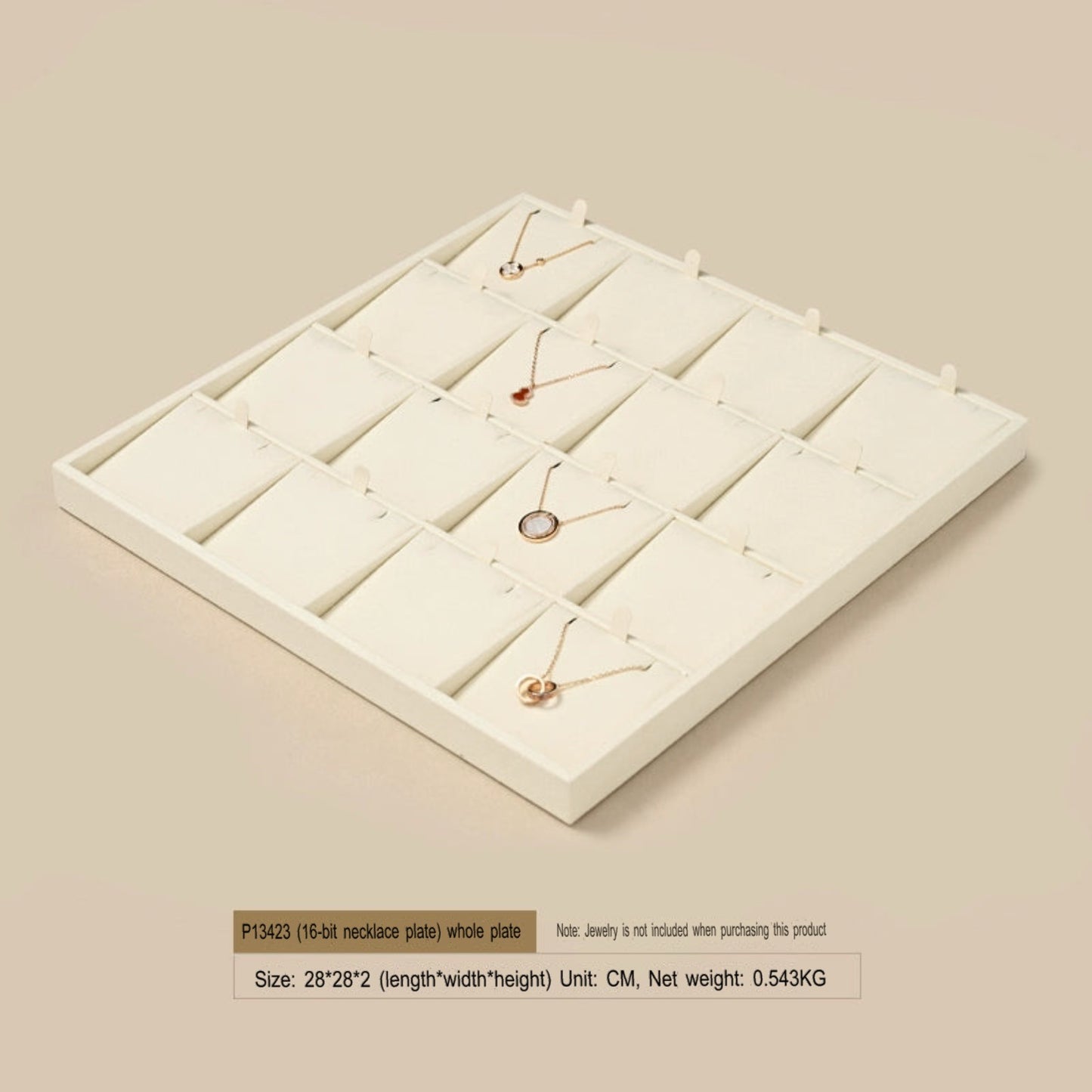 High Jewelry Display Props Necklace Ring Earrings Jewelry Tray Counter Jewelry Display Stand