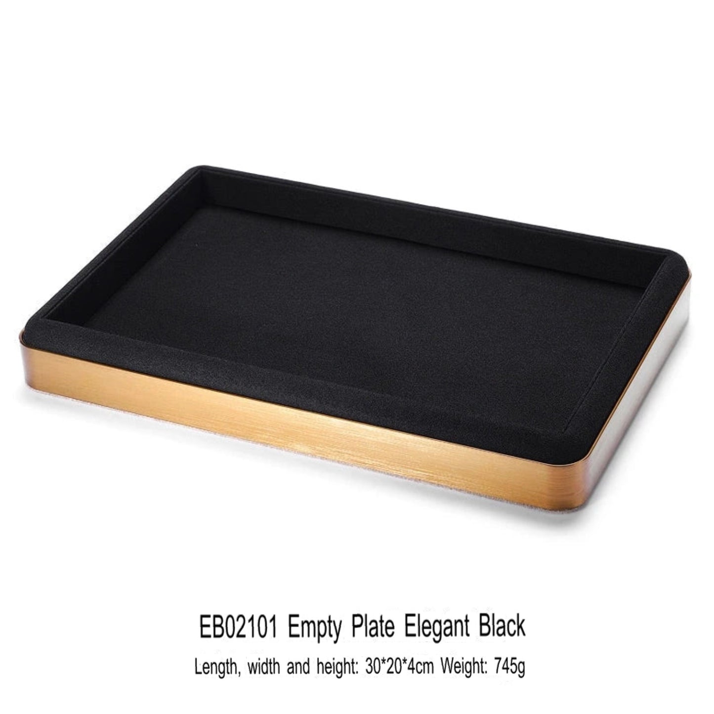 Jewelry display plate, metal gold jewelry tray, ring, necklace, bracelet, jade, multi-purpose jewelry storage, look at the pallet