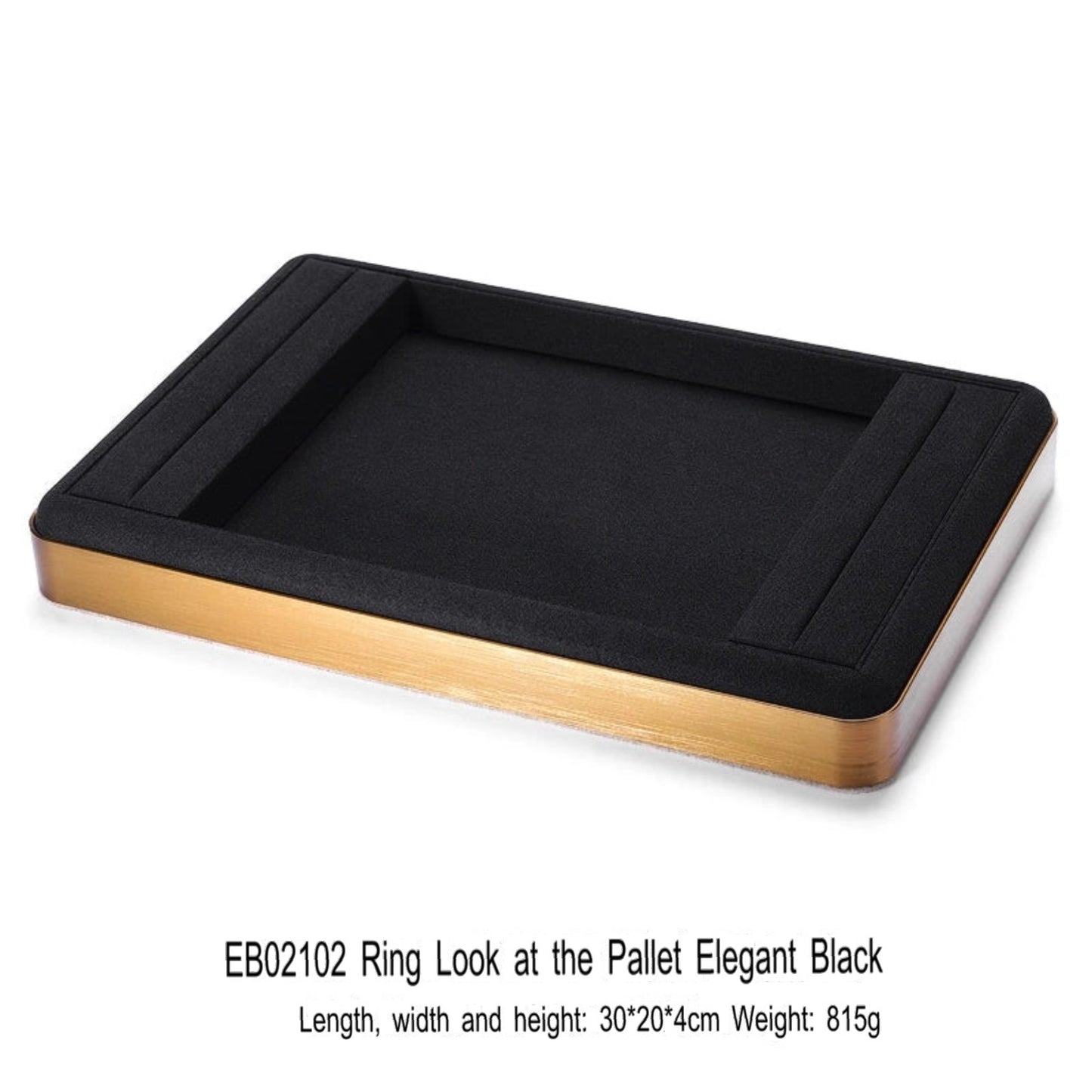 Jewelry display plate, metal gold jewelry tray, ring, necklace, bracelet, jade, multi-purpose jewelry storage, look at the pallet