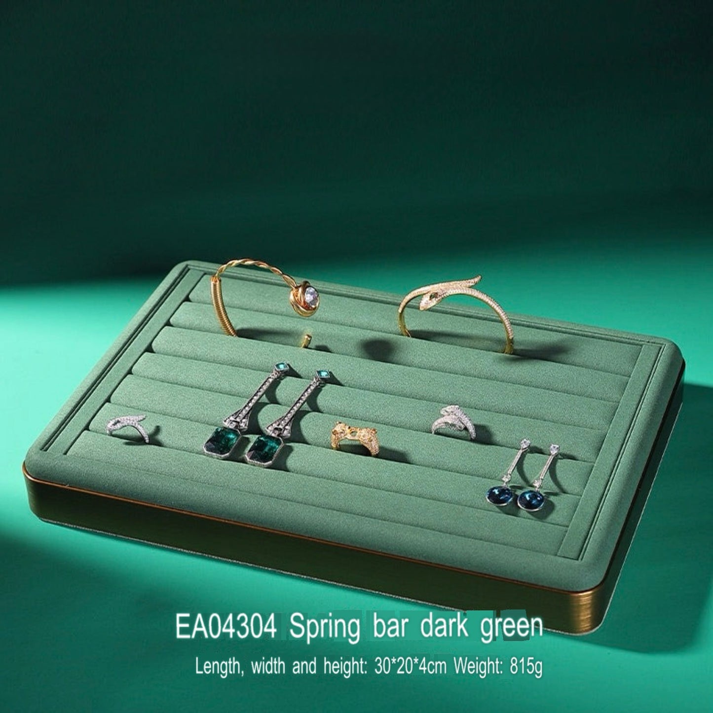 Jewelry display plate, metal gold jewelry tray, ring, necklace, bracelet, jade, multi-purpose jewelry storage, look at the pallet