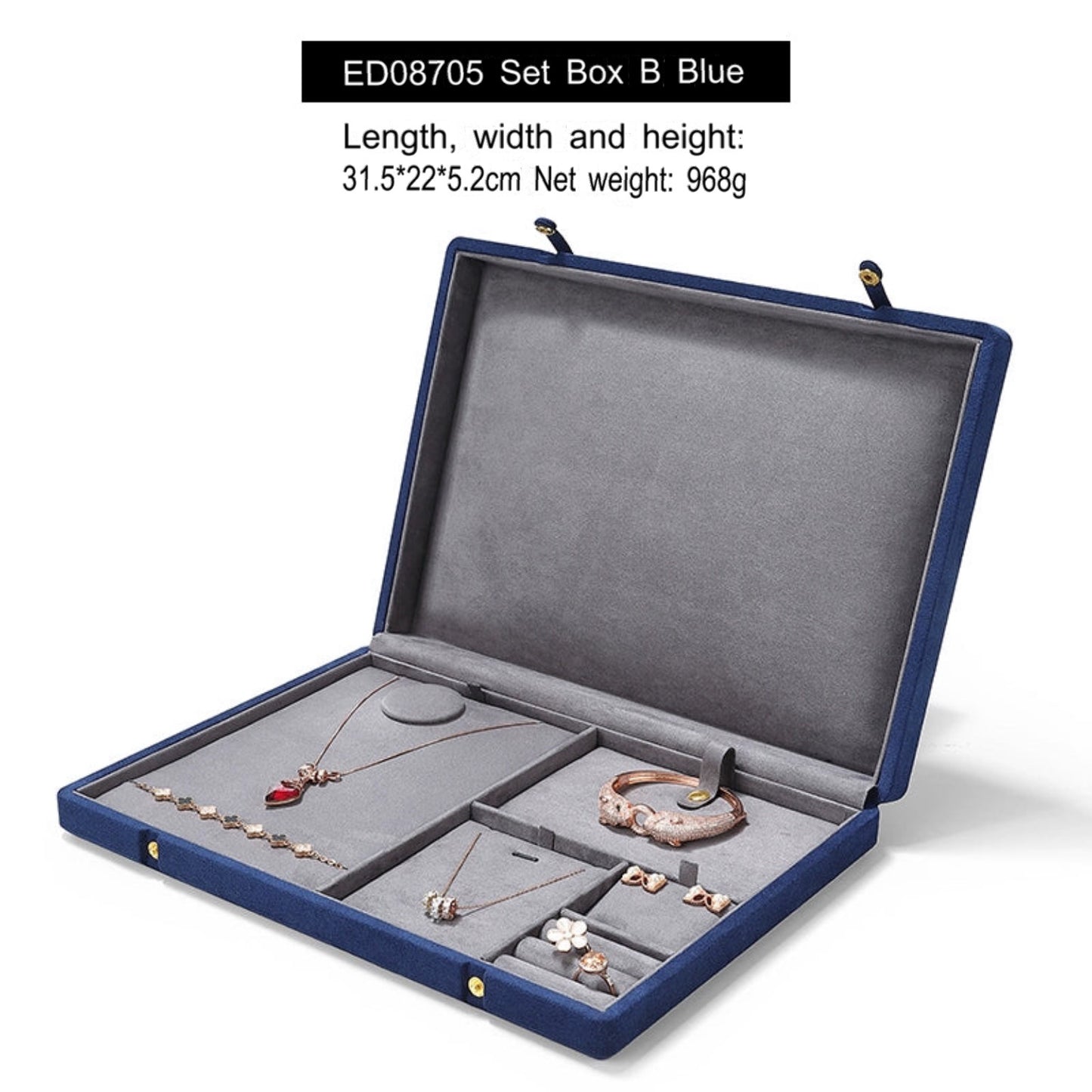 Light Luxury Jewelry Storage Box, Necklace Ring, Earrings, Bracelet Bracelet Box, Set Box, Jewelry Storage Box