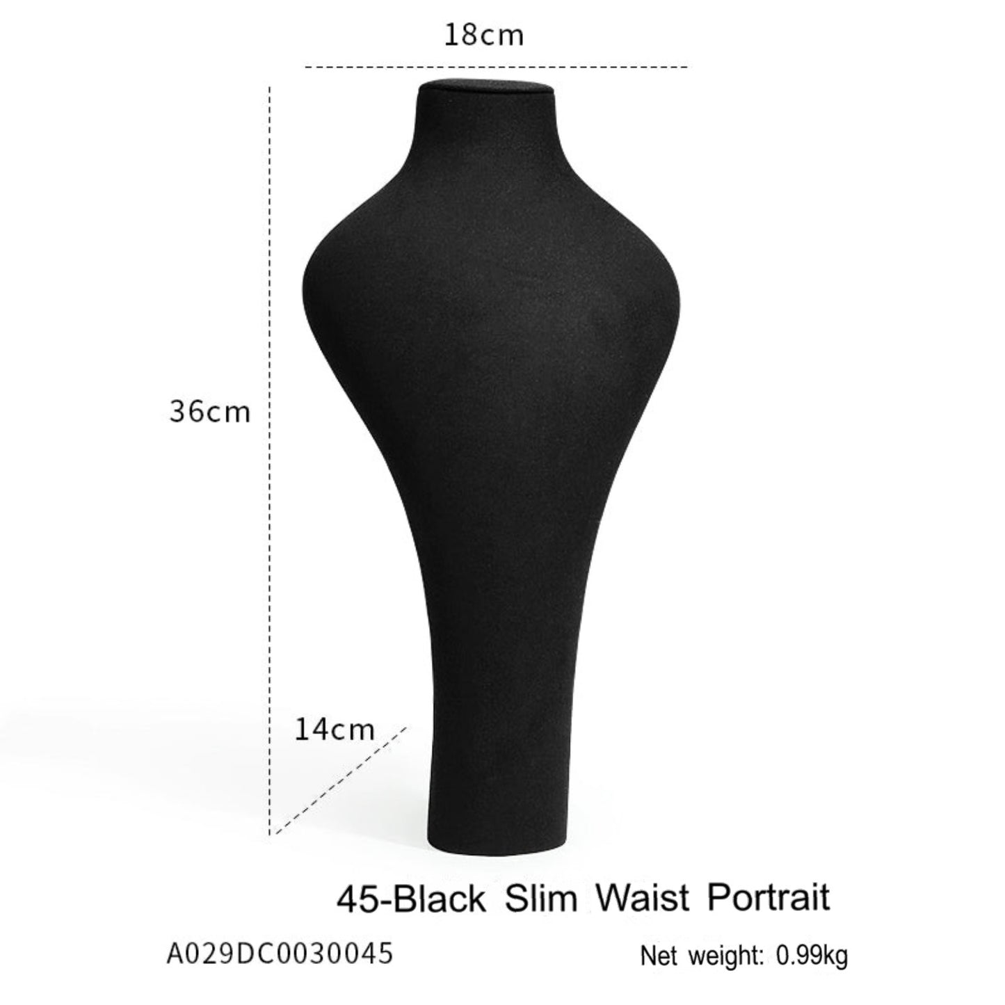 Black Premium jewellery window display props