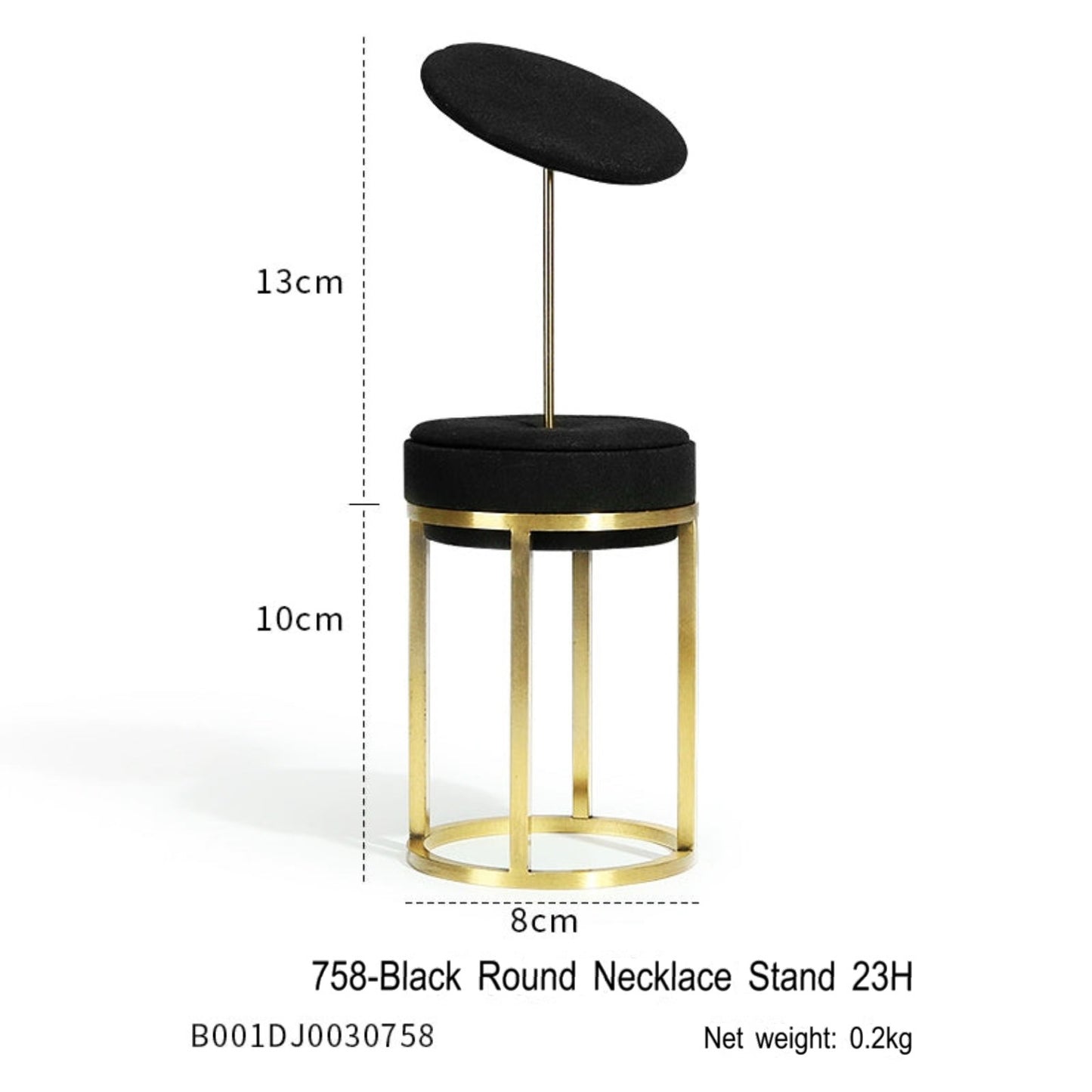 Black Premium jewellery window display props