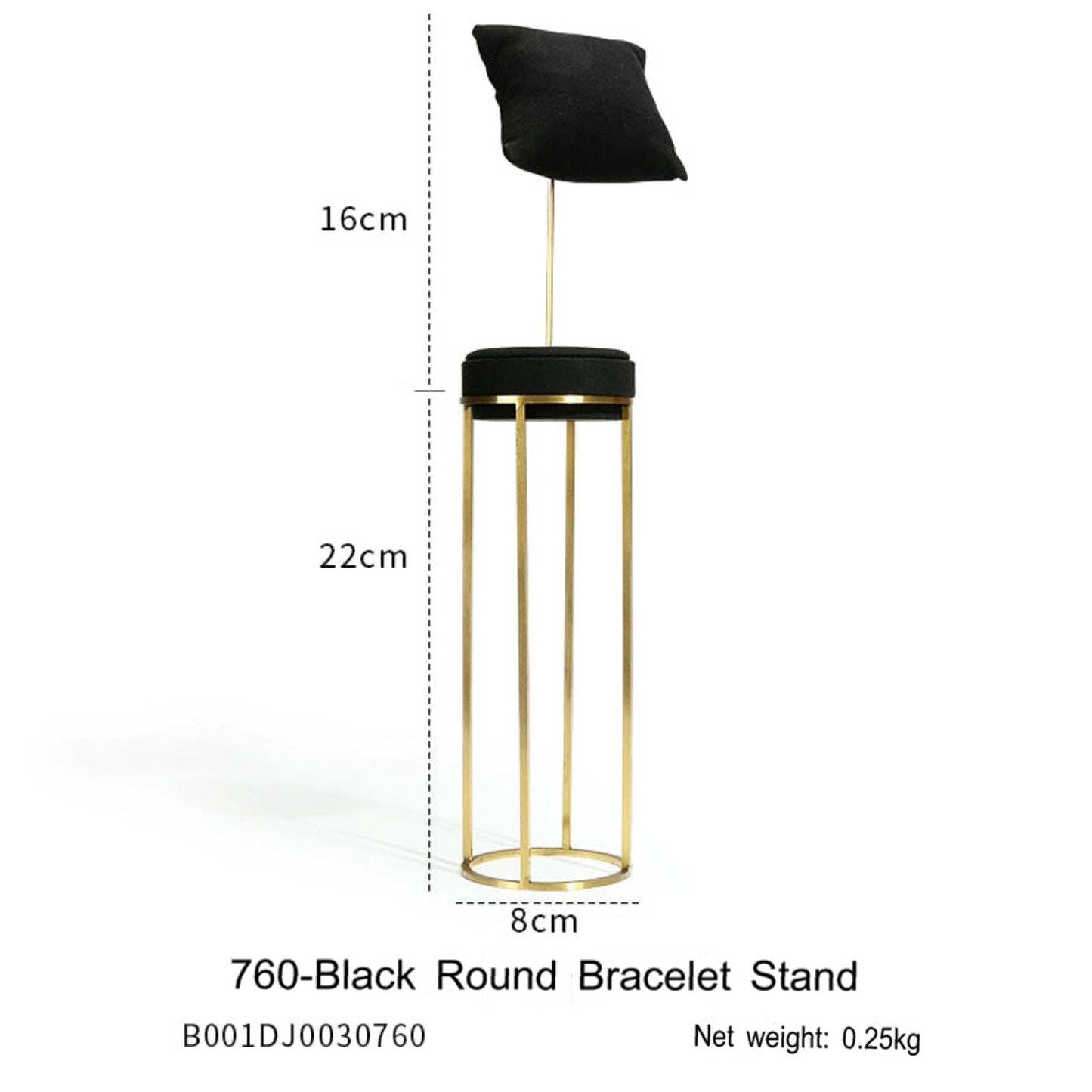 Black Premium jewellery window display props