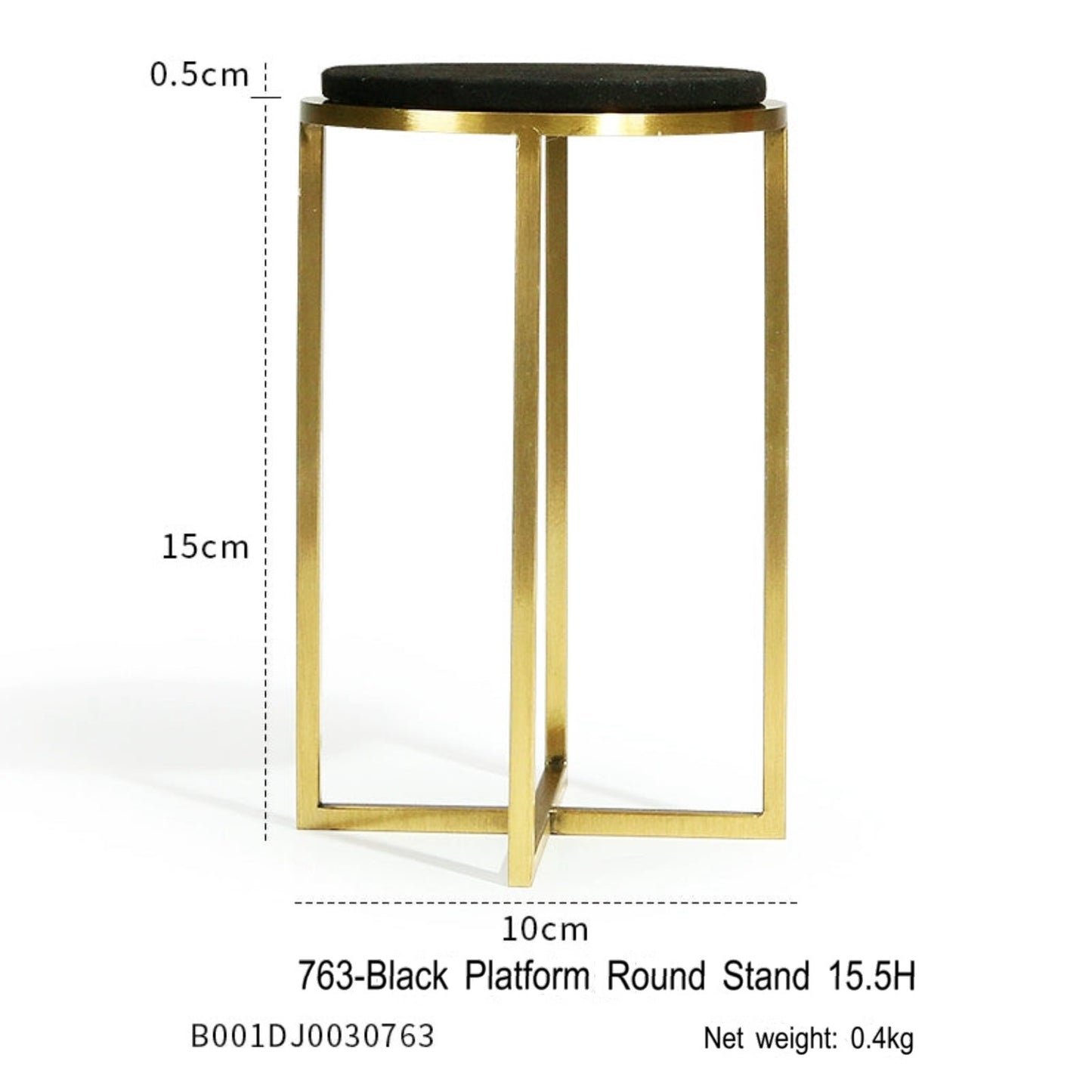 Black Premium jewellery window display props