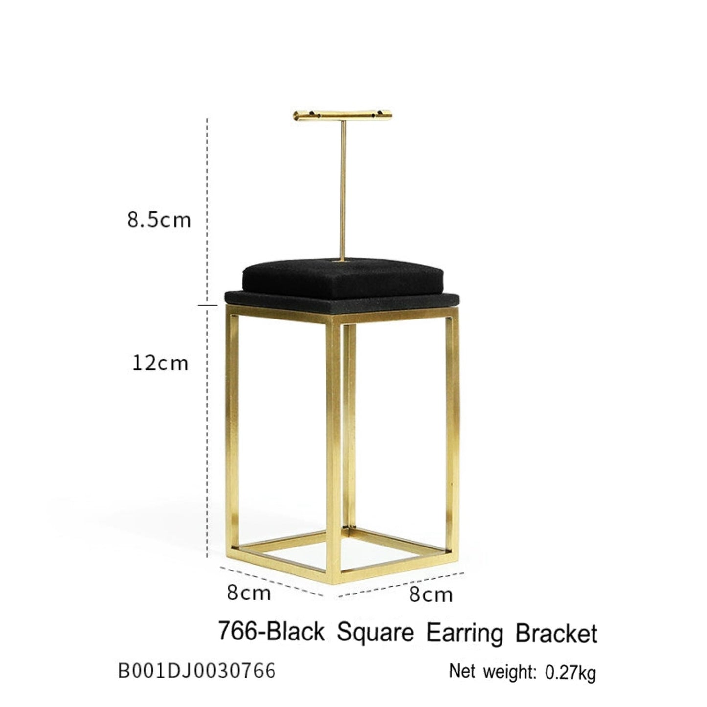 Black Premium jewellery window display props