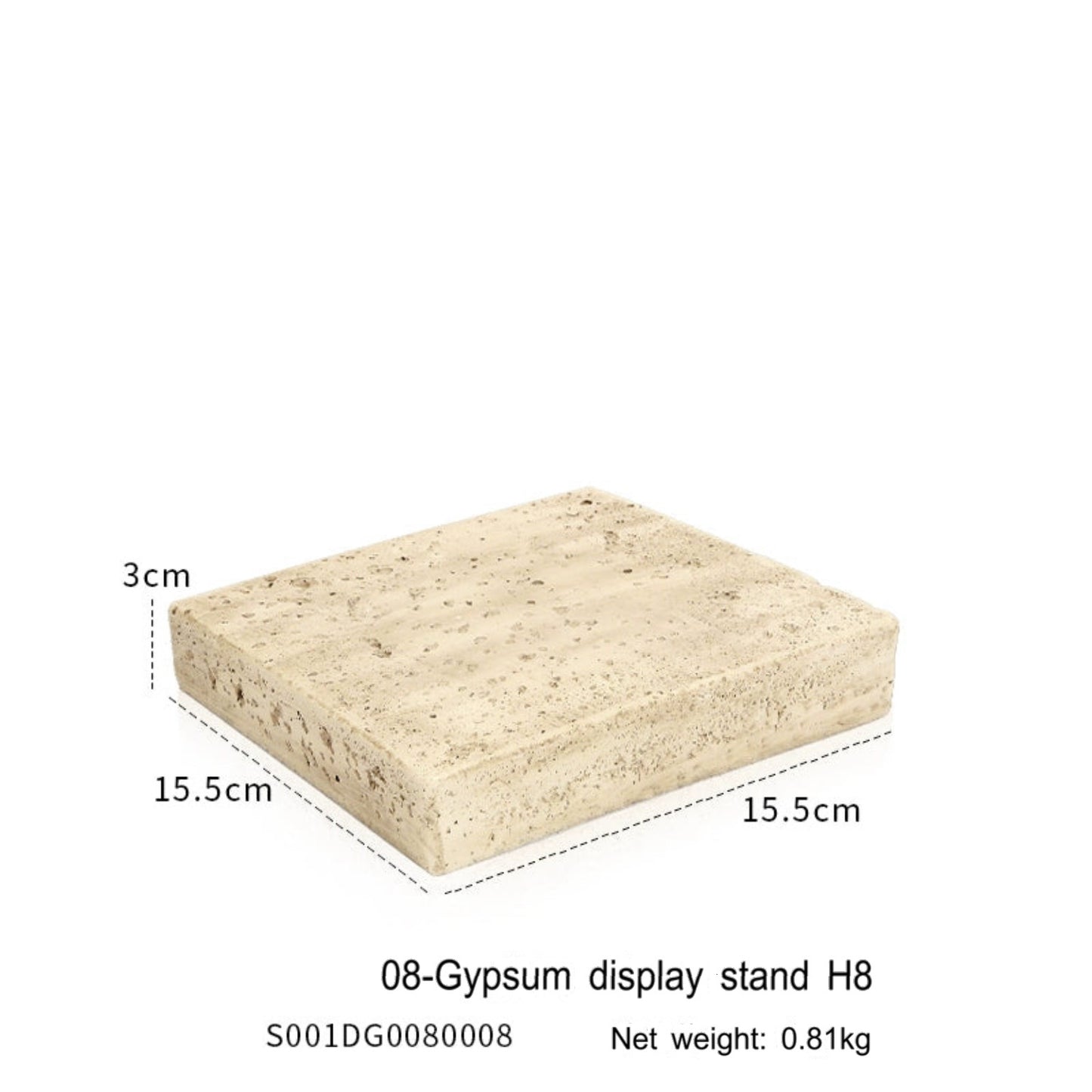 High-grade gypsum display rack, jewelry display props, jewelry display ornaments