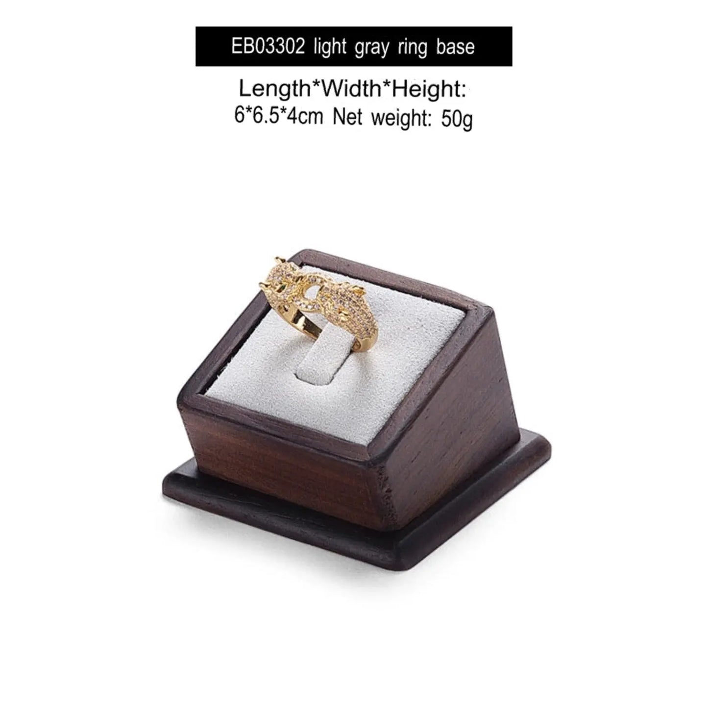 Solid Wood Jewelry Display Props, Ring Base, Jewelry Display Stand, Window Counter, Ring Display Stand Jim Display