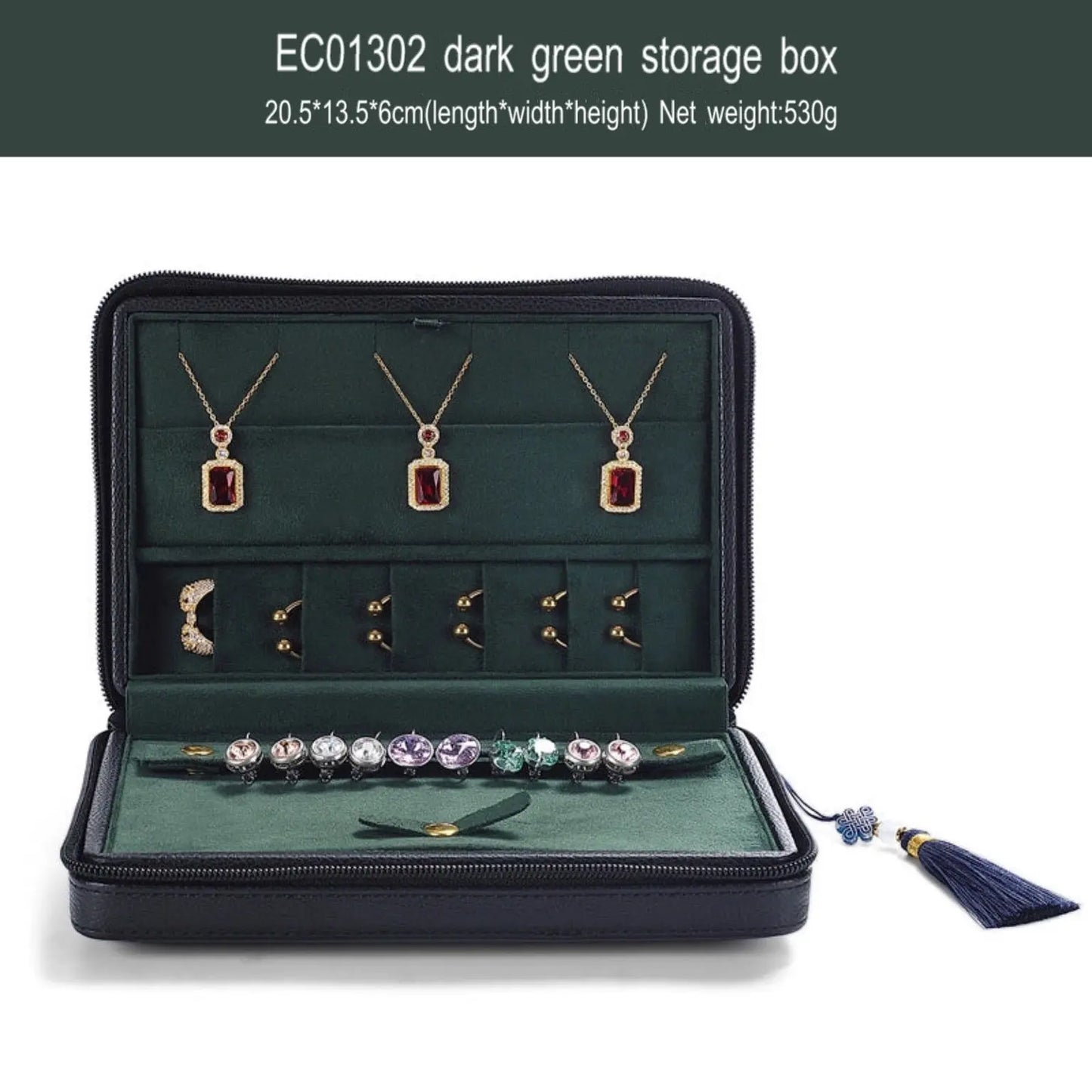 Leatherette traveling jewelry case, multi-jewelry case, jewelry display, jewelry exhibition traveling case Jim Display