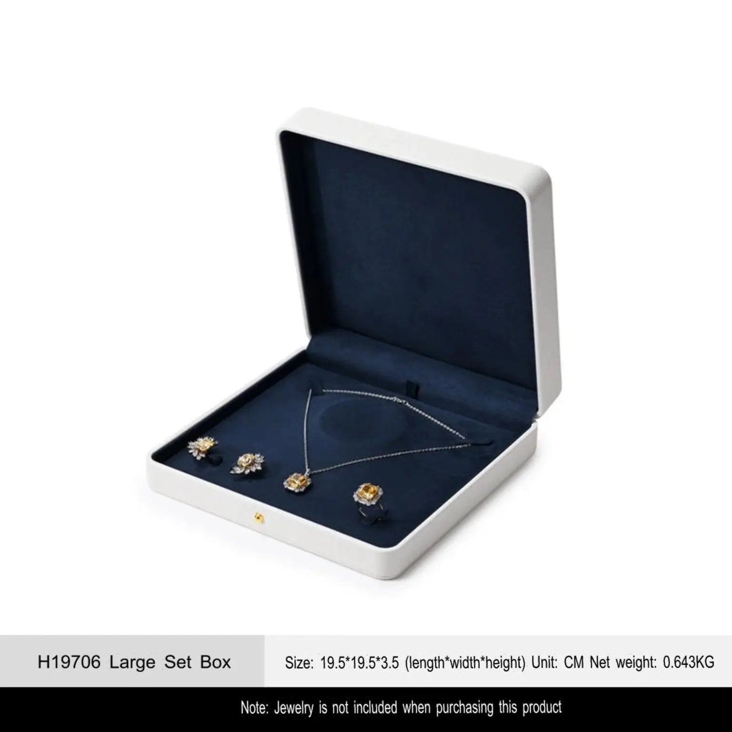 Ring box high-end jewelry box earrings necklace bracelet packaging box jewelry storage gift box Jim Display
