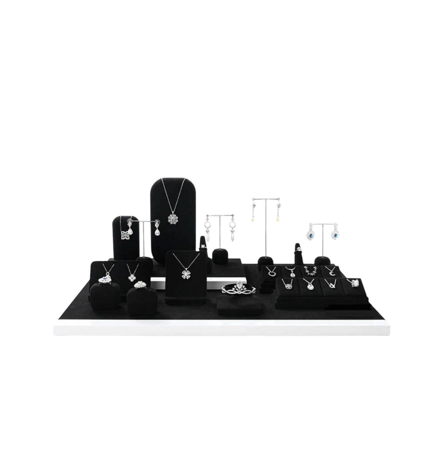High-end jewelry display racks, earrings, rings, counters, window ornaments, jewelry display props