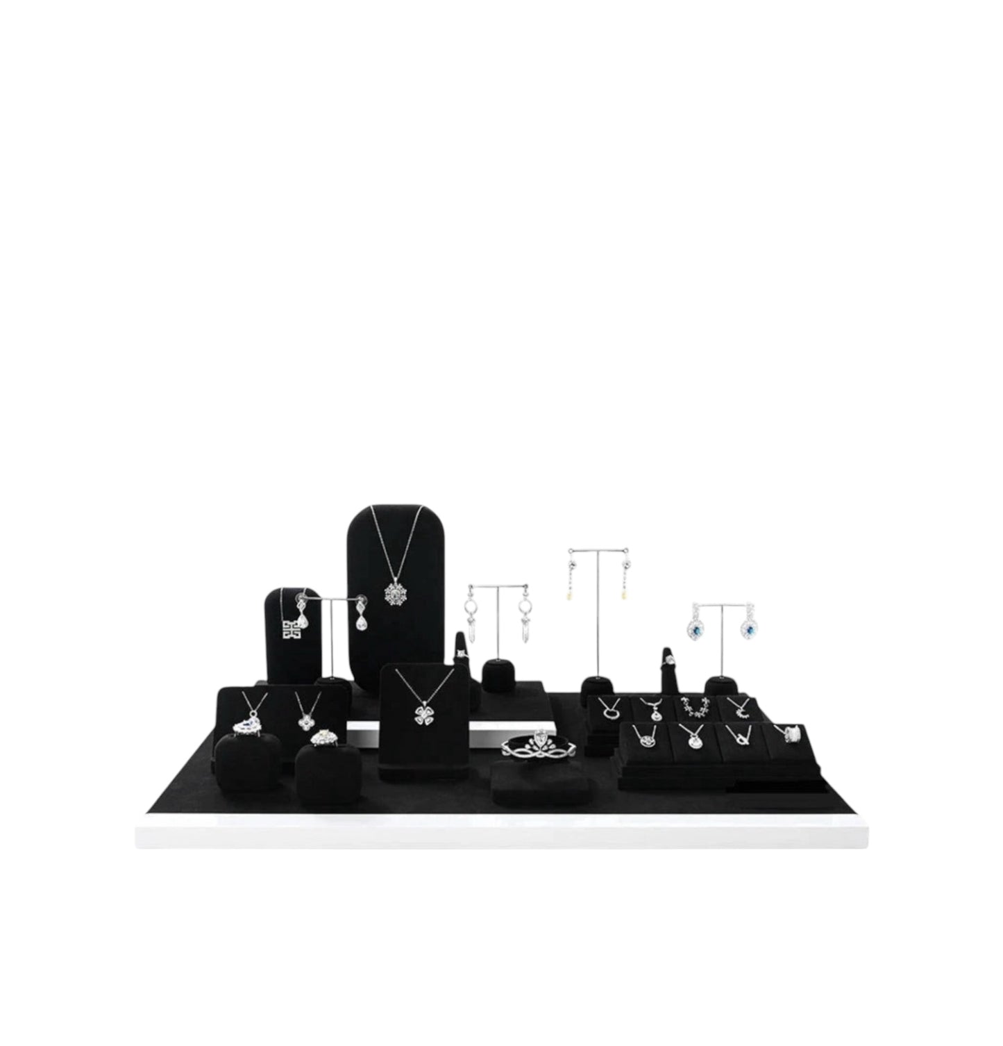 High-end jewelry display racks, earrings, rings, counters, window ornaments, jewelry display props