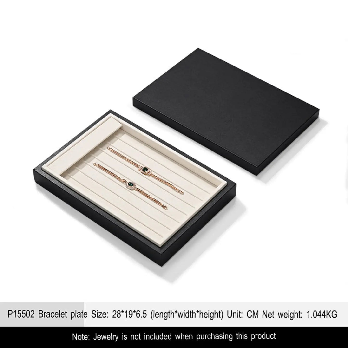 Light Luxury Jewelry Box, High-grade PU Leather Ring Box, Necklace, Watch, Jewelry, Display Jewelry Storage Box Jim Display