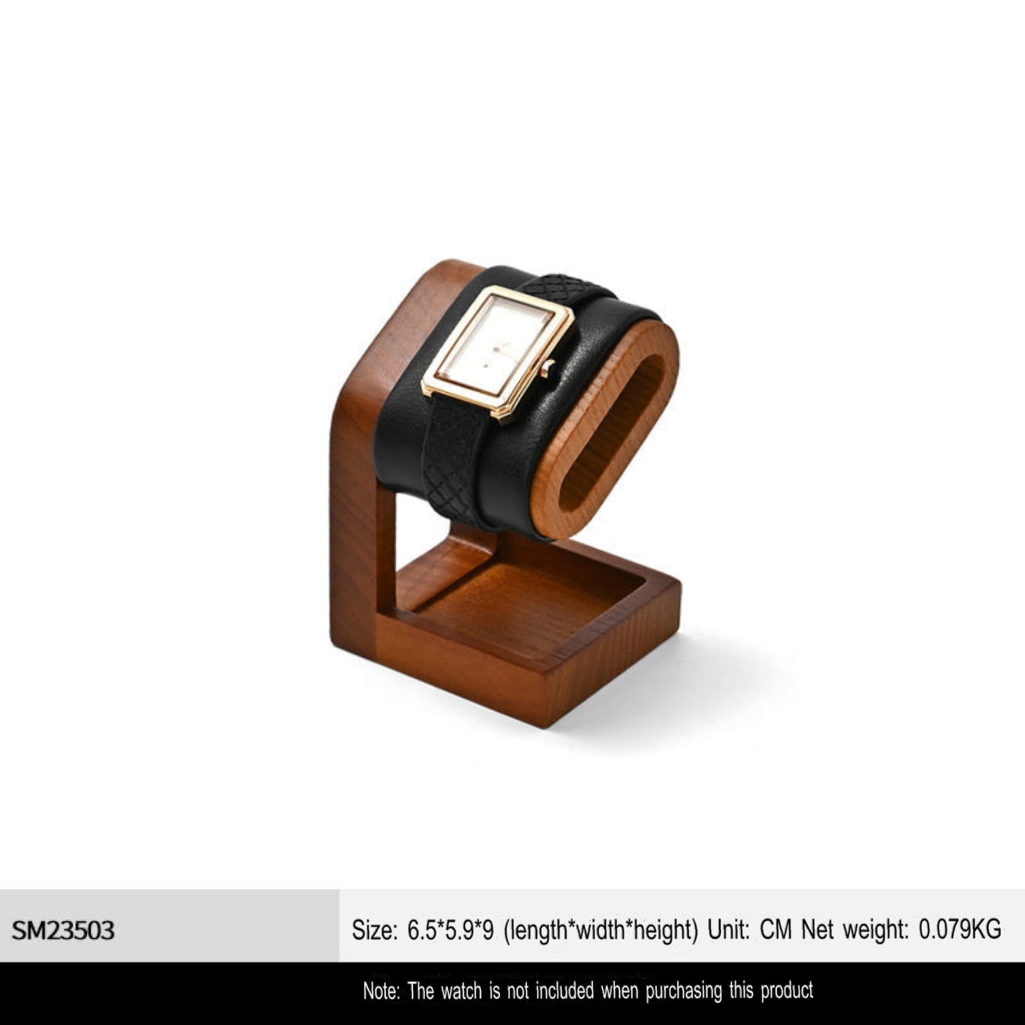 Luxury watch display stand, solid wood watch counter, window watch display, watch display props