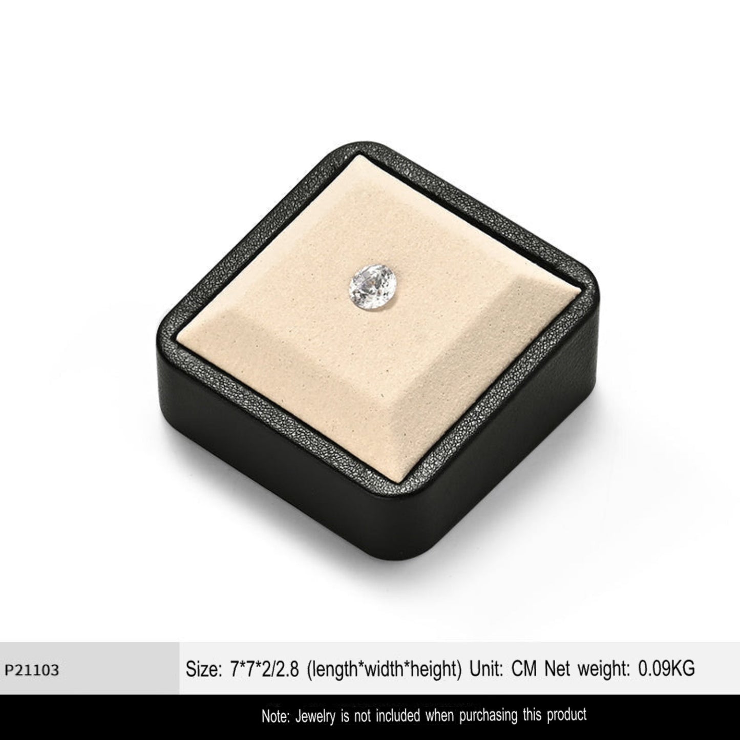 Light Luxury Jewelry Tray Ring Earrings Microfiber Loose Diamond Beads Display Props Jewelry Look Pallet