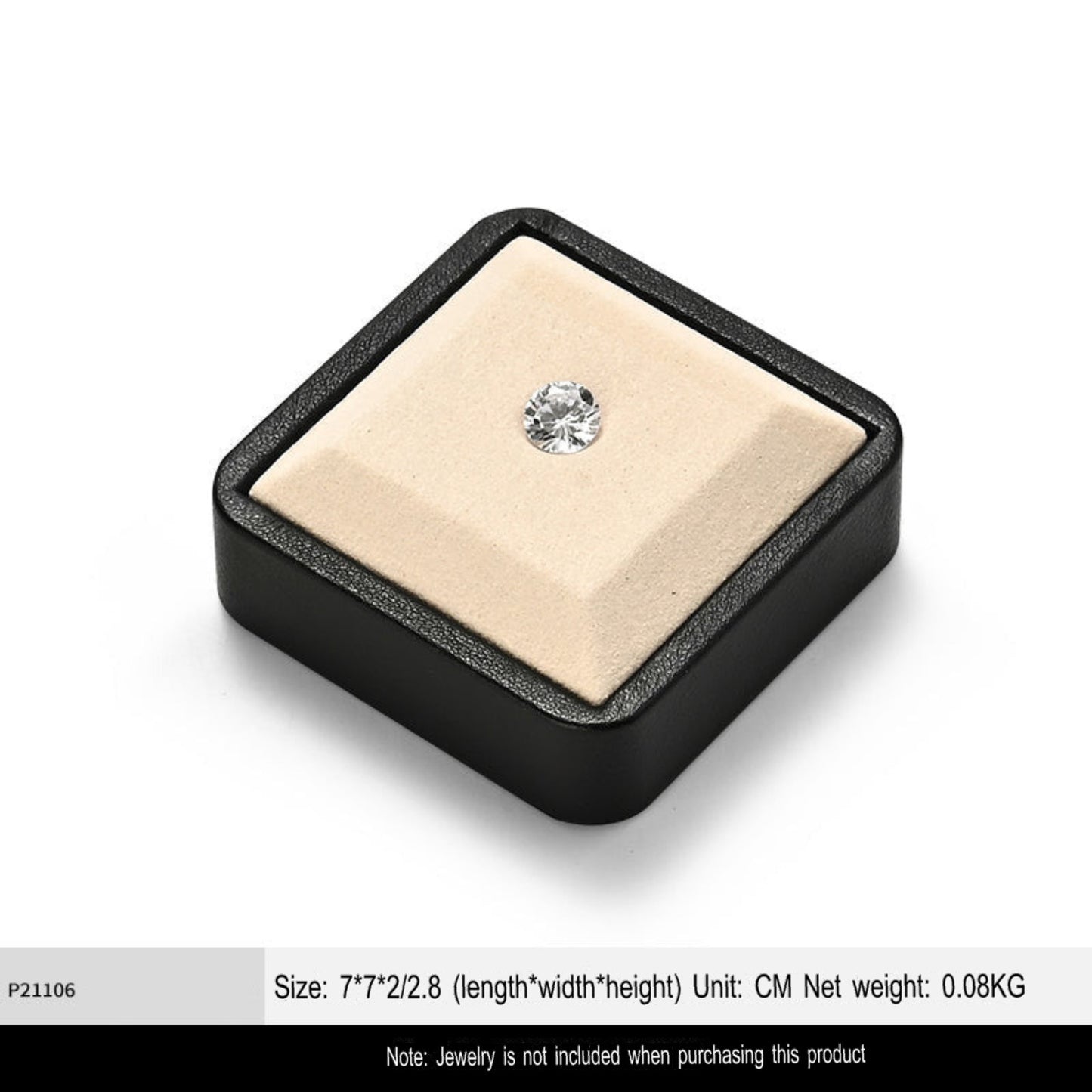 Light Luxury Jewelry Tray Ring Earrings Microfiber Loose Diamond Beads Display Props Jewelry Look Pallet