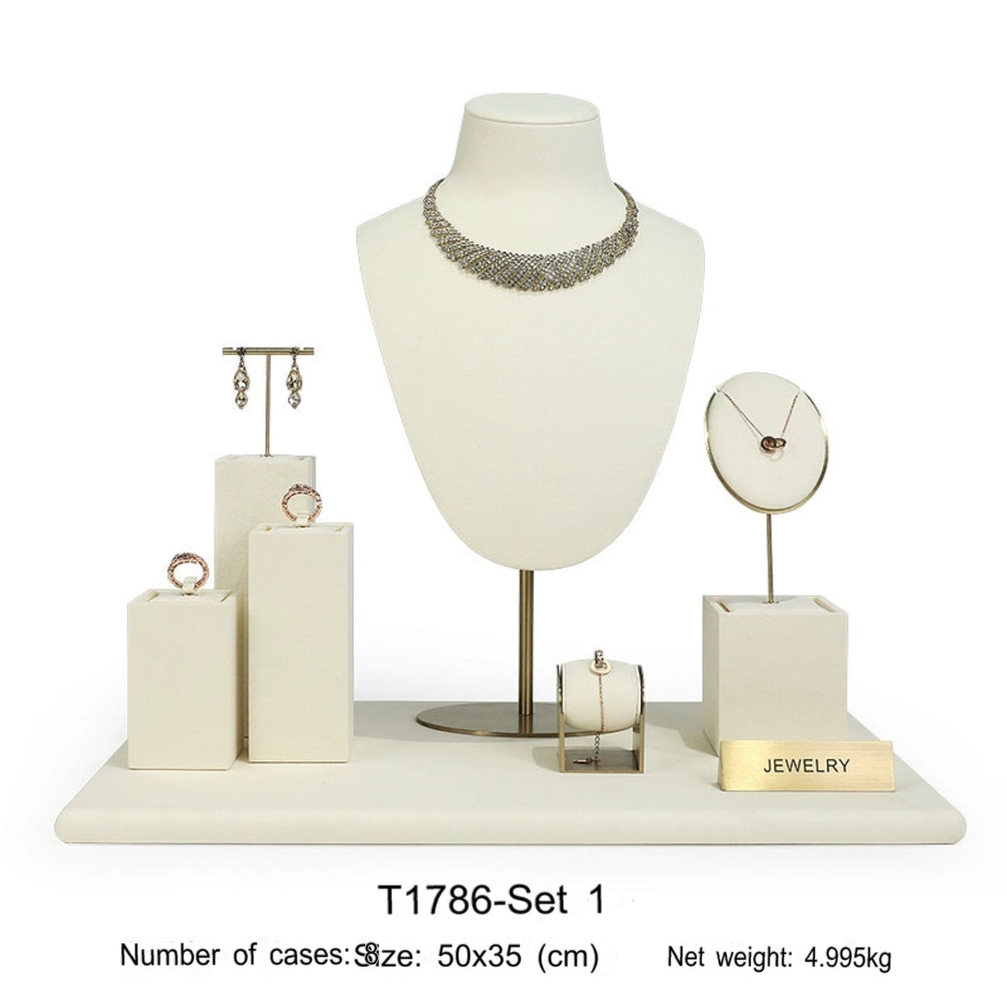 Metal Jewelry Display Stand Set Rings, Necklaces, Earrings, Bracelets, Storage Racks, Jewelry, Window Jewelry, Jewelry Display Props