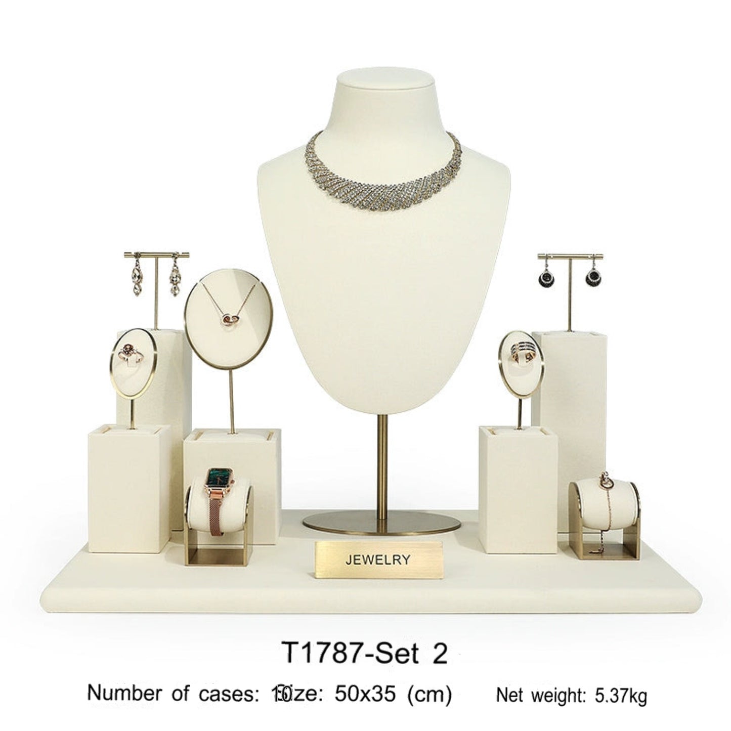 Metal Jewelry Display Stand Set Rings, Necklaces, Earrings, Bracelets, Storage Racks, Jewelry, Window Jewelry, Jewelry Display Props