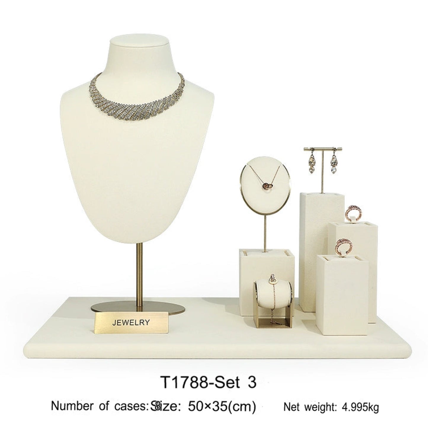 Metal Jewelry Display Stand Set Rings, Necklaces, Earrings, Bracelets, Storage Racks, Jewelry, Window Jewelry, Jewelry Display Props