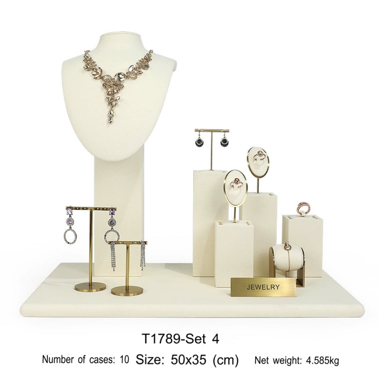 Metal Jewelry Display Stand Set Rings, Necklaces, Earrings, Bracelets, Storage Racks, Jewelry, Window Jewelry, Jewelry Display Props