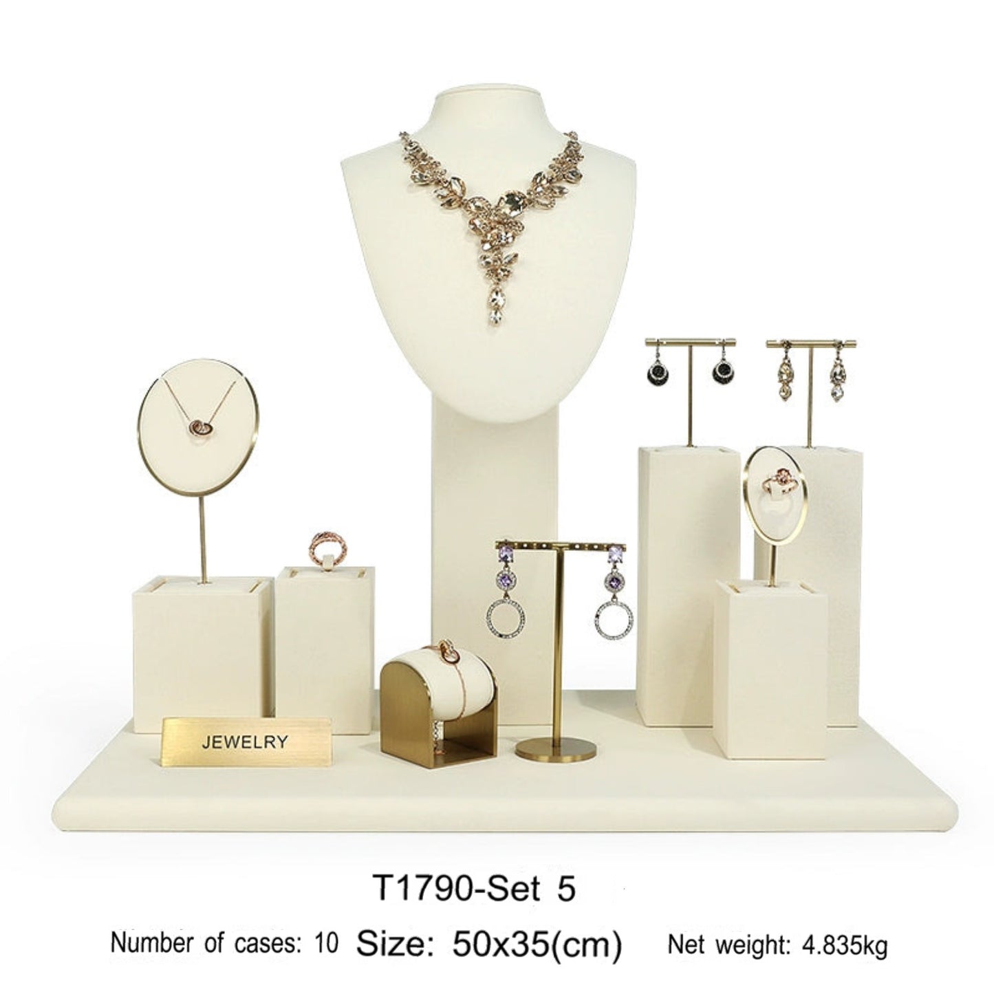 Metal Jewelry Display Stand Set Rings, Necklaces, Earrings, Bracelets, Storage Racks, Jewelry, Window Jewelry, Jewelry Display Props