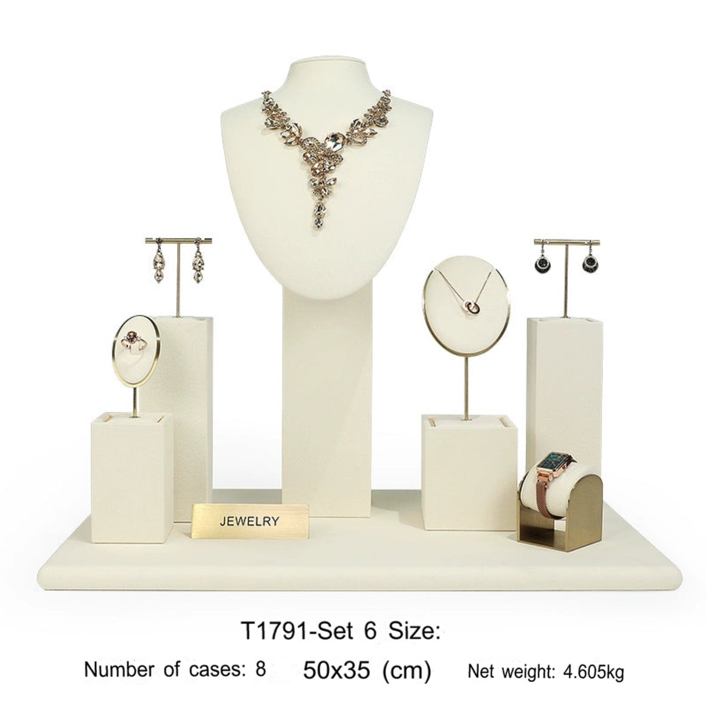 Metal Jewelry Display Stand Set Rings, Necklaces, Earrings, Bracelets, Storage Racks, Jewelry, Window Jewelry, Jewelry Display Props